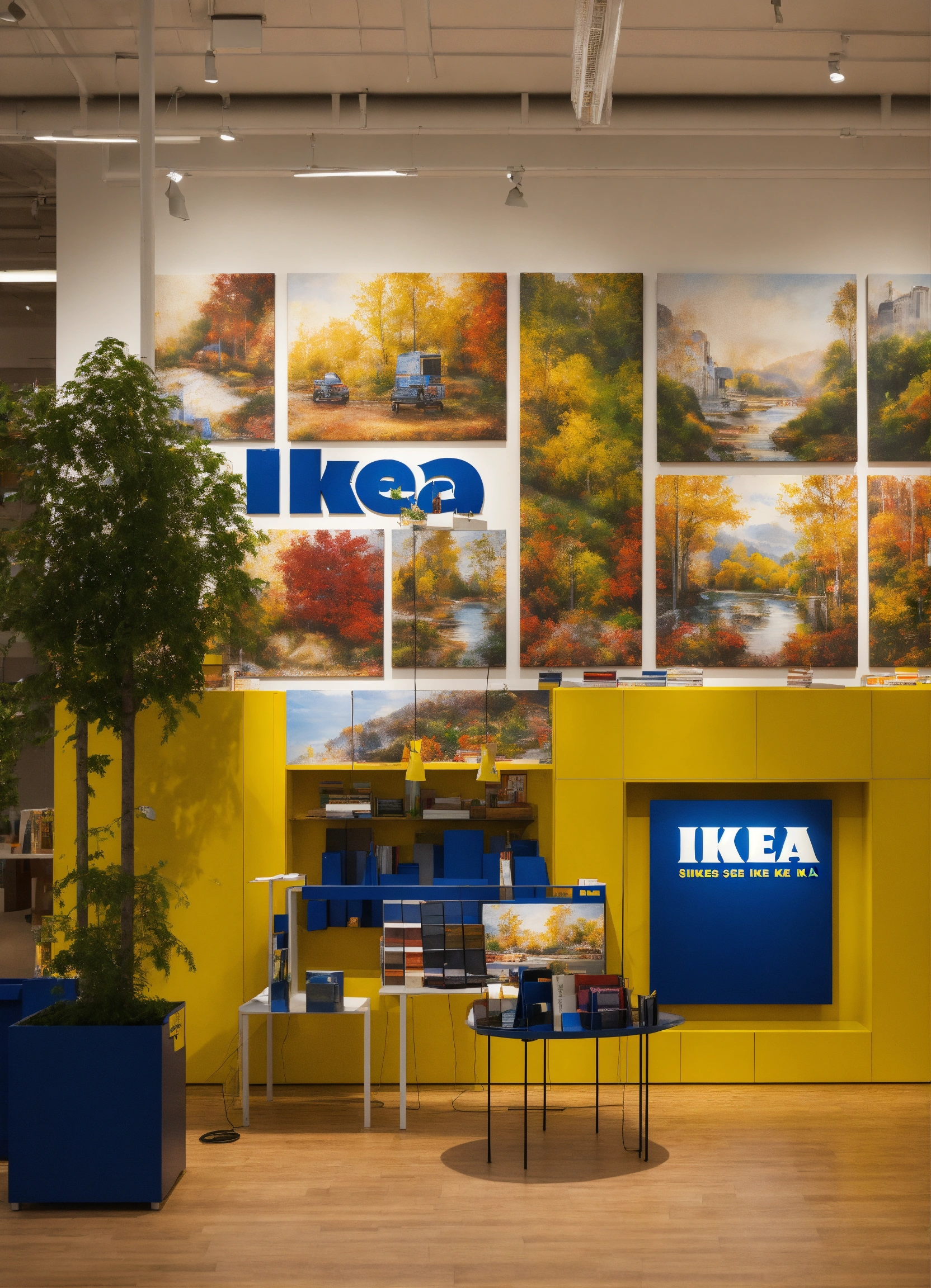 Lexica Sales assistant at ikea 3D art