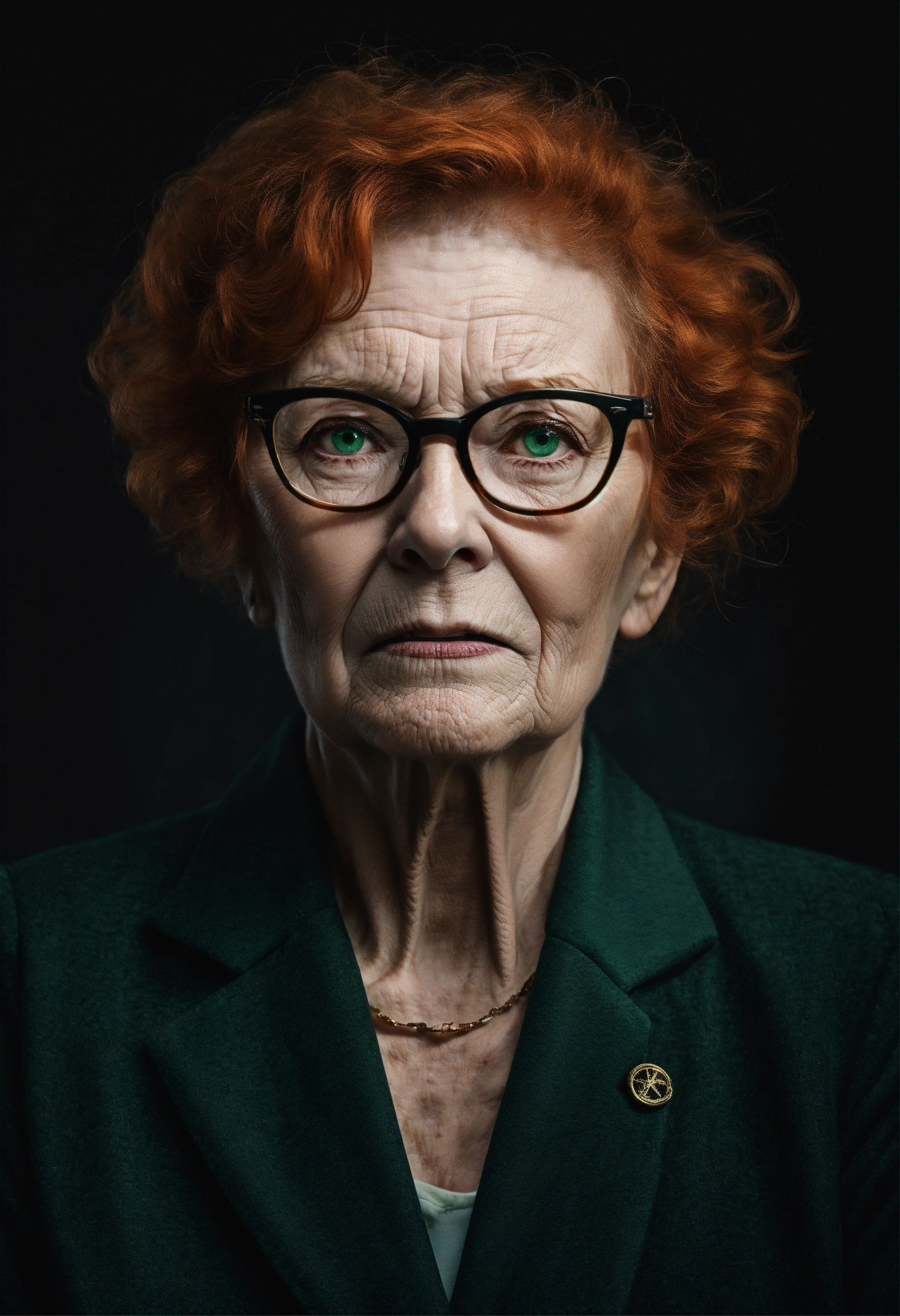 Lexica - A realistic photograph of a scary white 70-year-old woman ...