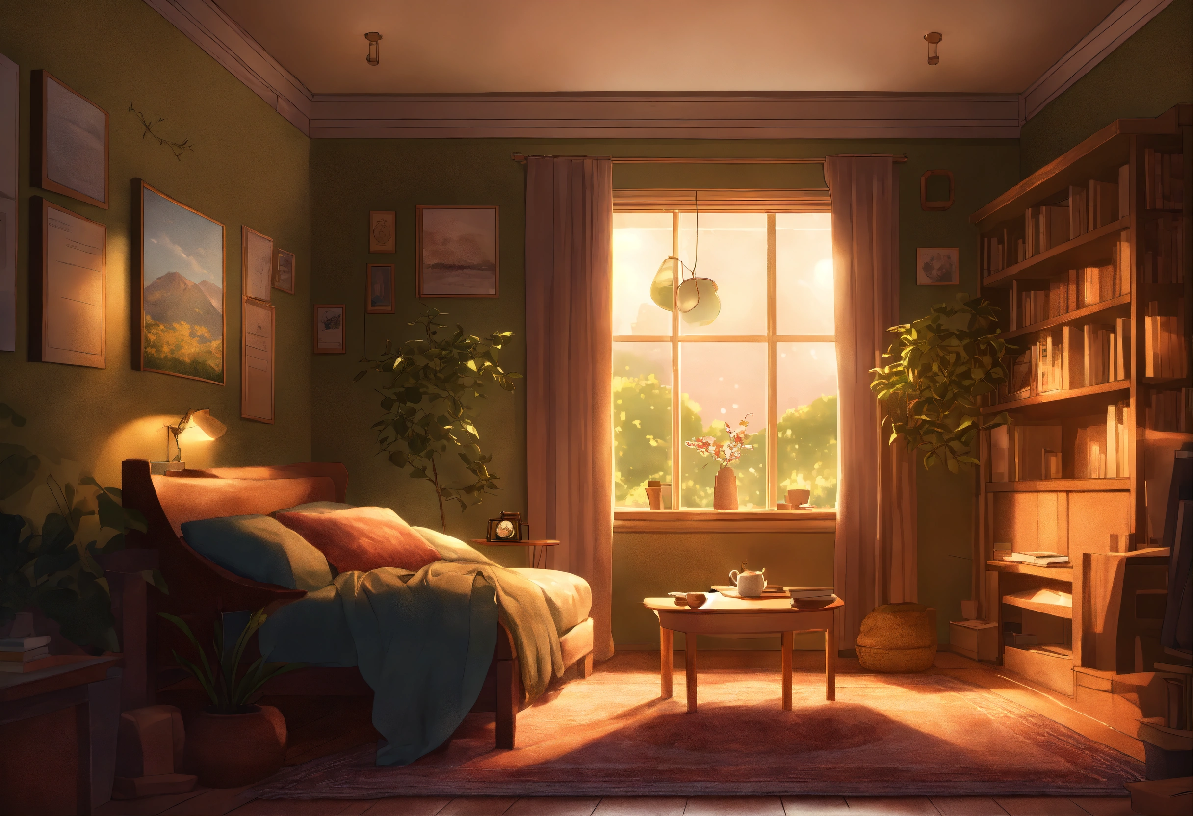 Lexica - Generate an inviting and cozy room setting that is perfect for ...