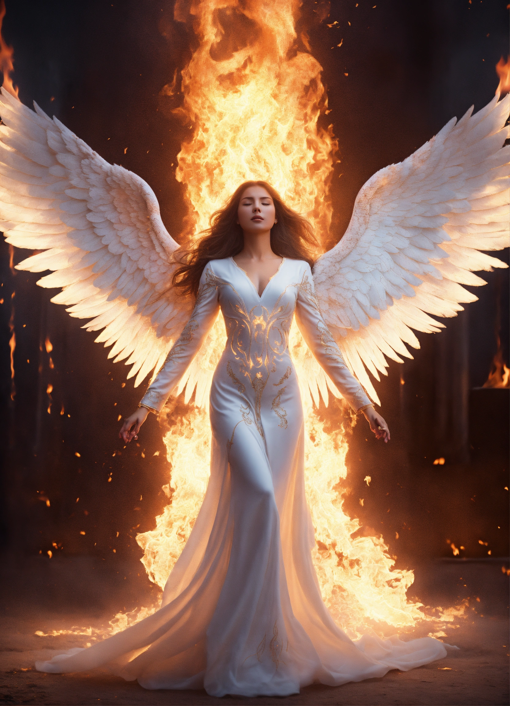 Lexica - Captivating design, spirit woman ascend from body, The spirit ...