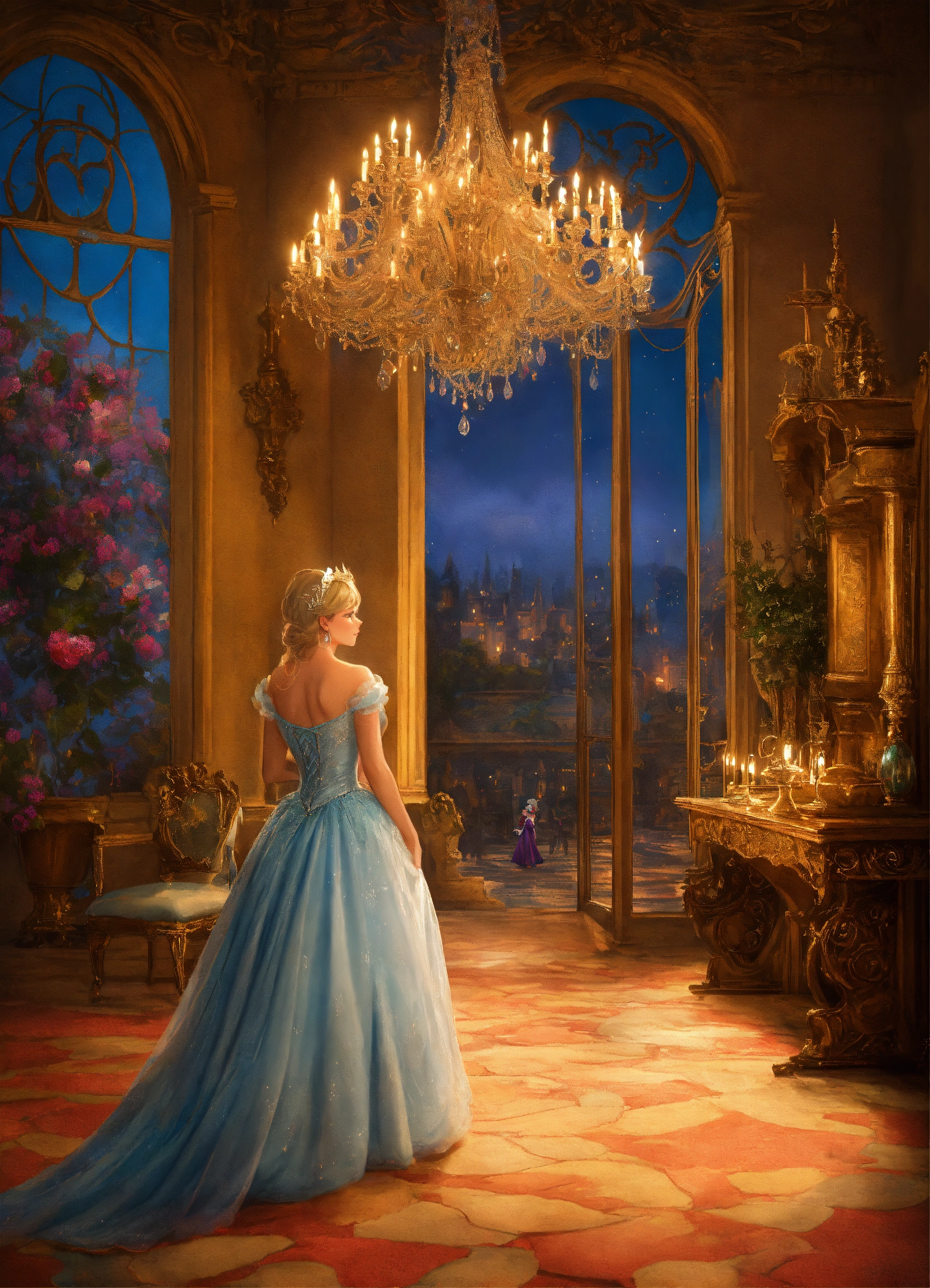 Lexica - As the clock neared midnight, Cinderella remembered her fairy ...
