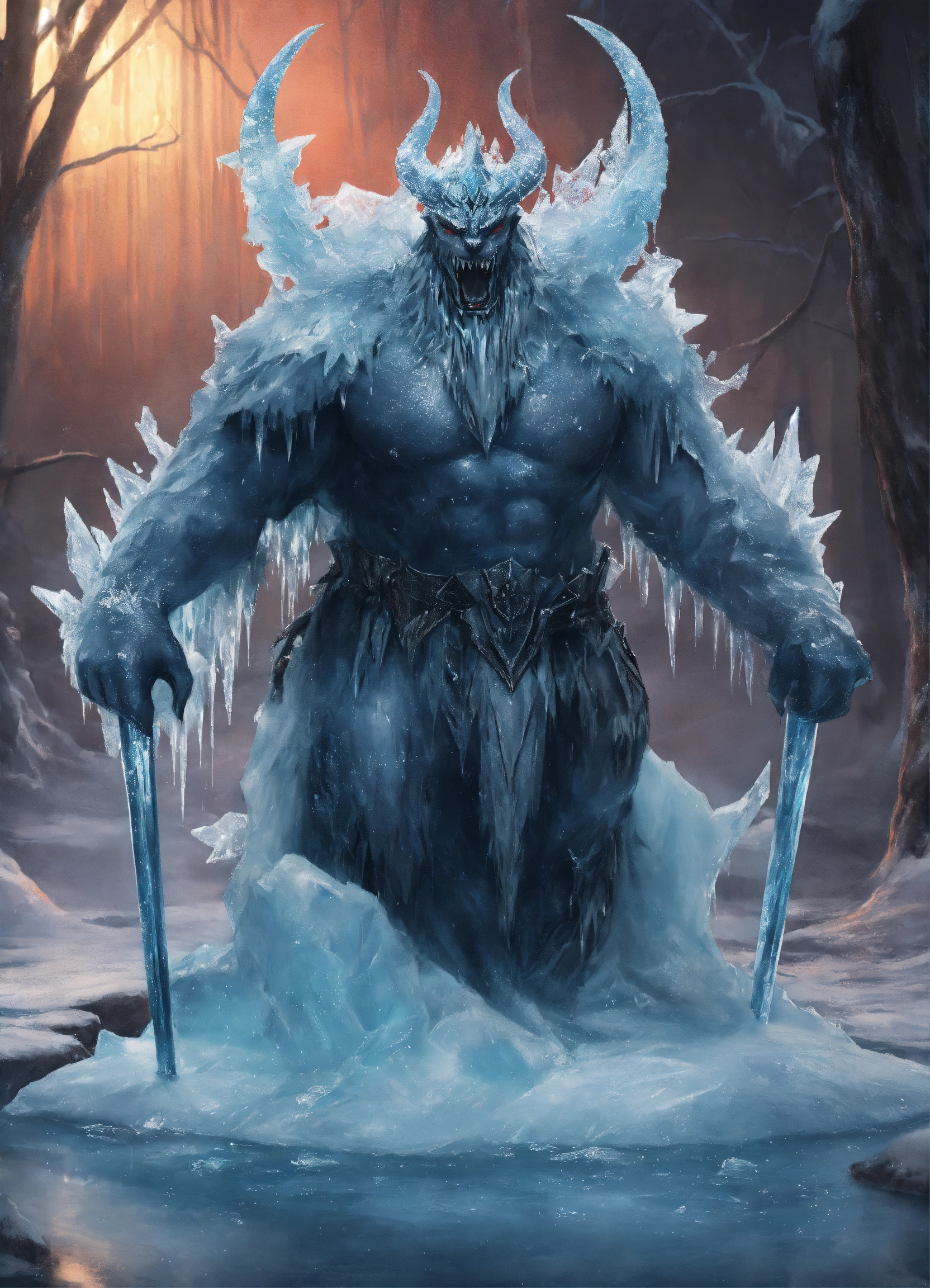 Lexica - Satan frozen in ice