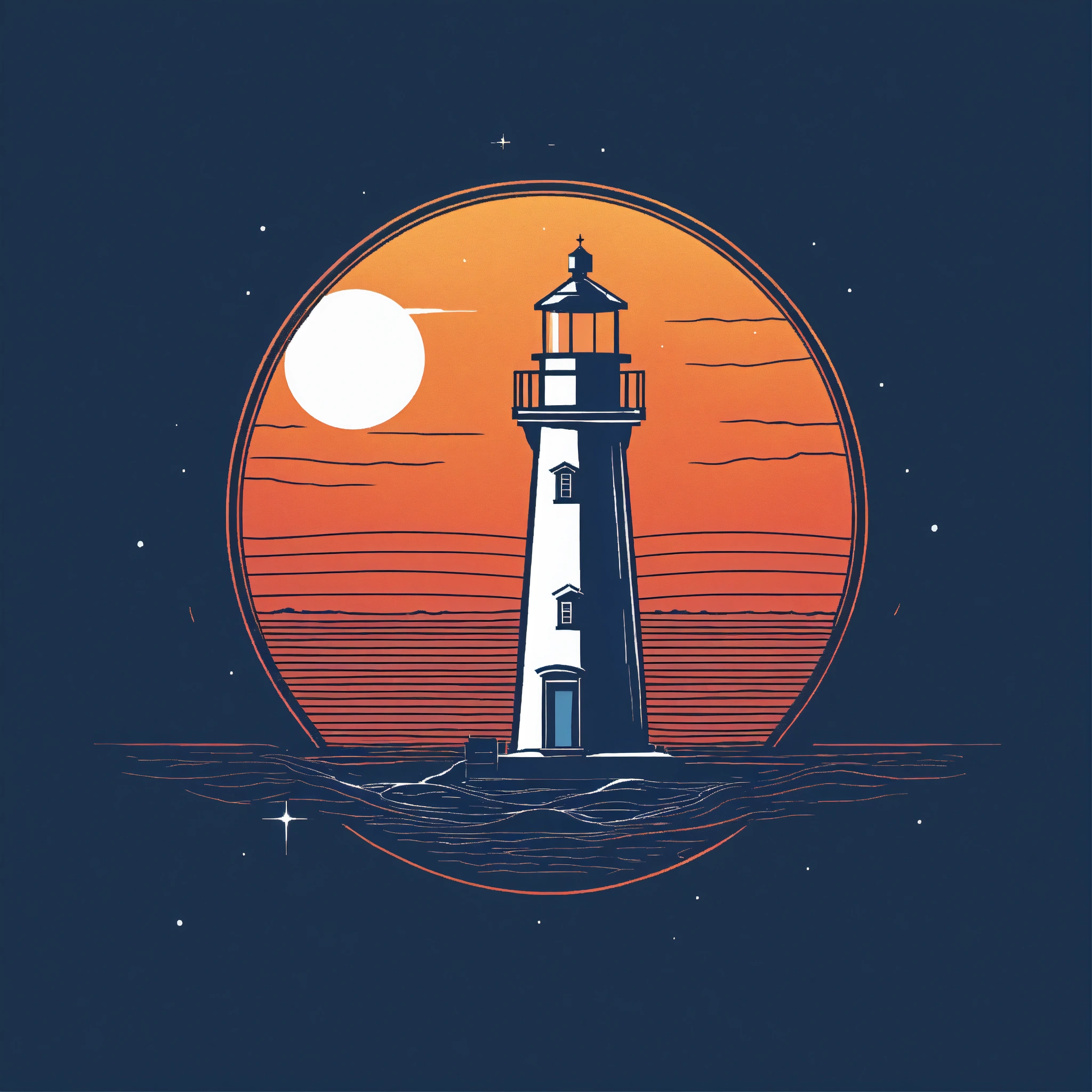 Lexica - T-Shirt Vector Illustration, Centered Design of a simplistic ...