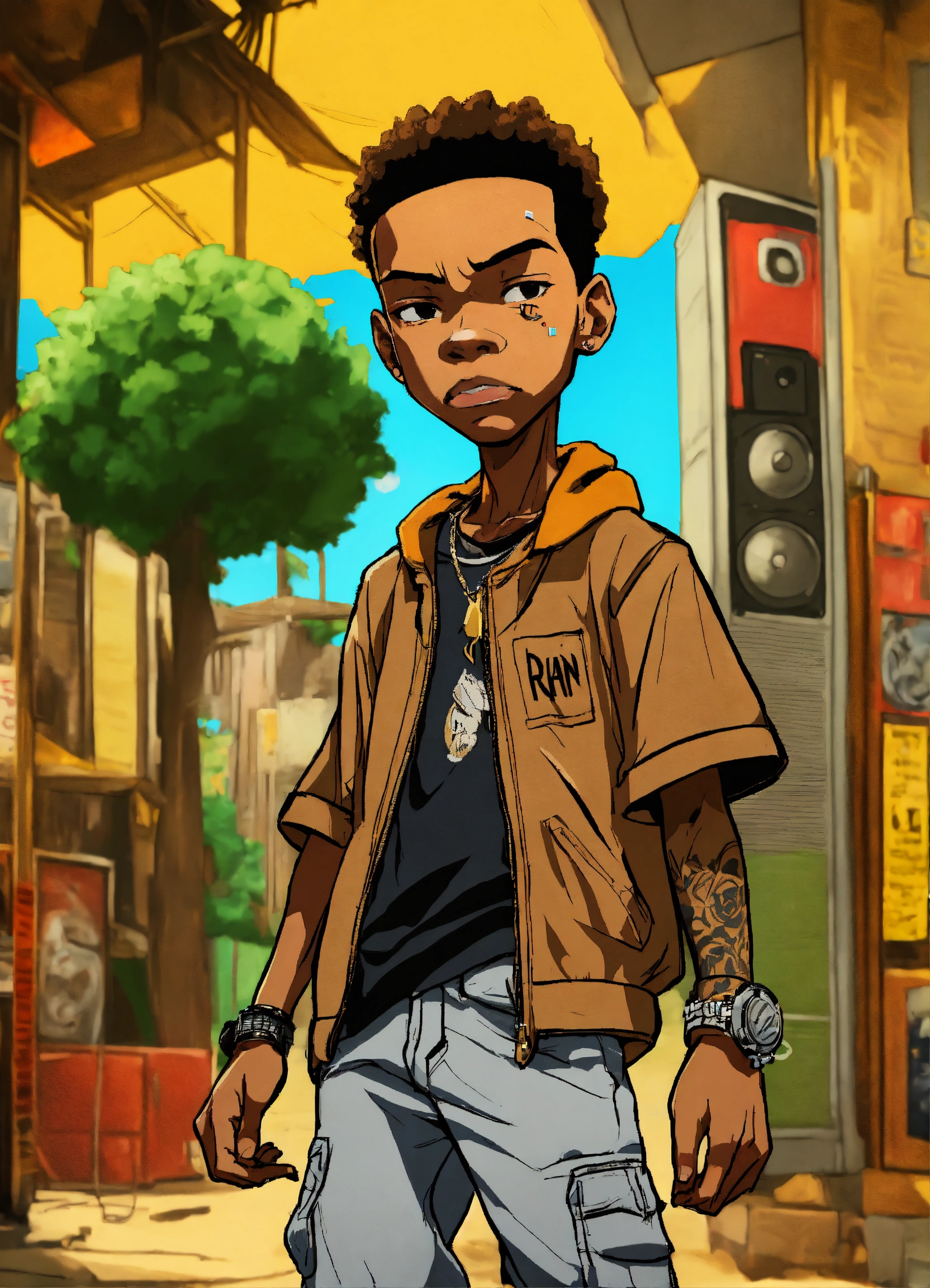 Lexica Hip Hop Art Style Boondocks Cartoon Full Body 3277