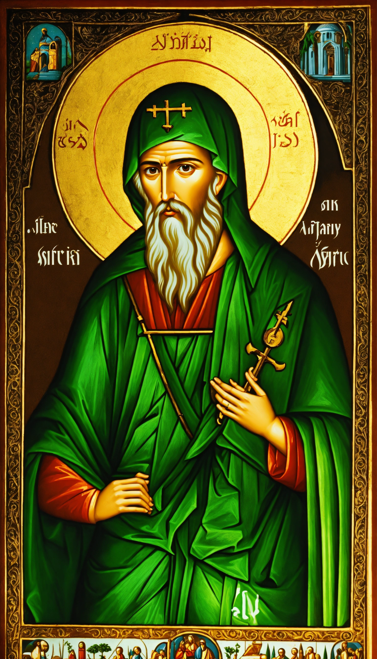 Lexica - Saint Isaac the Syrian un Green tunictalking about mercy AND ...