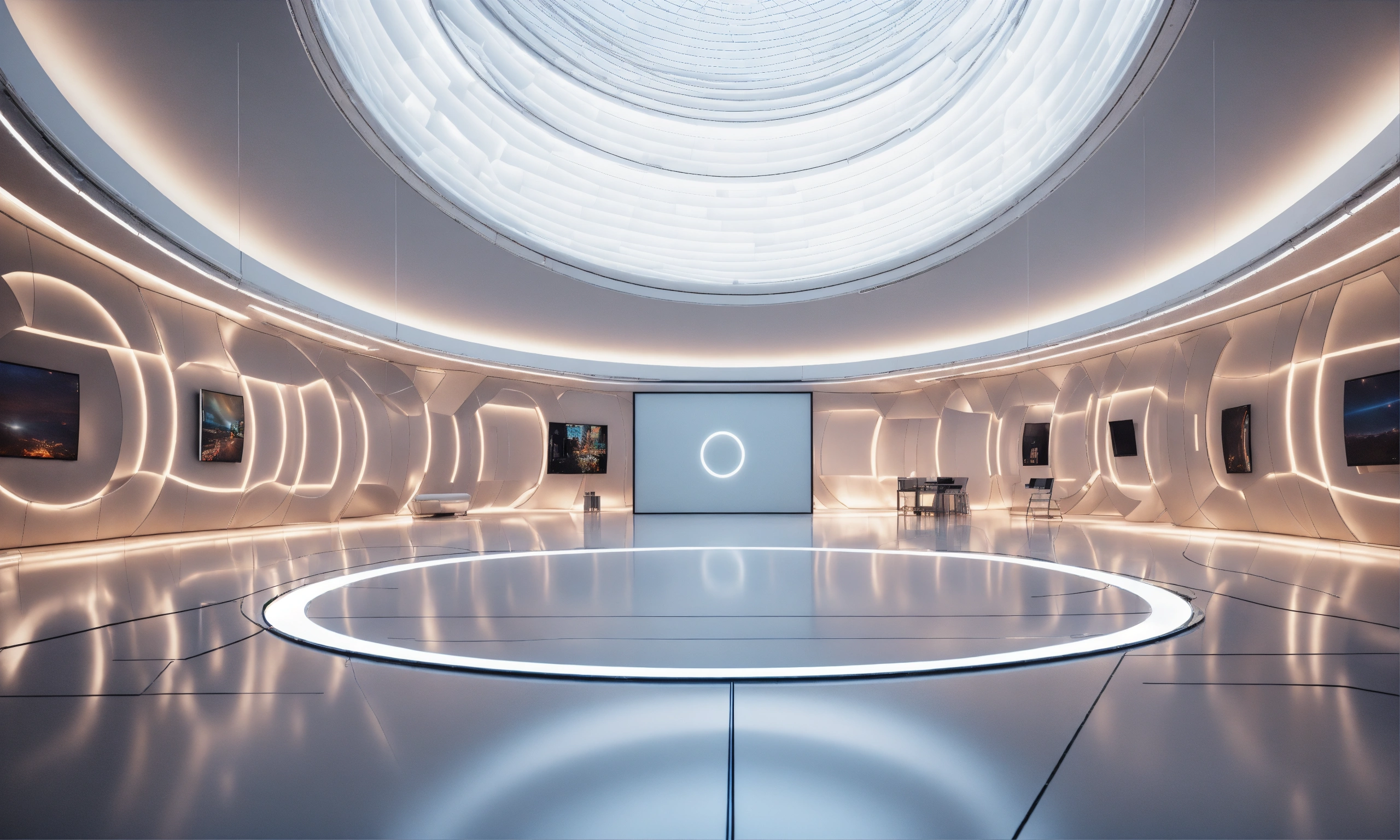 Lexica - A realistic photo of an infinity high circular-shaped ...