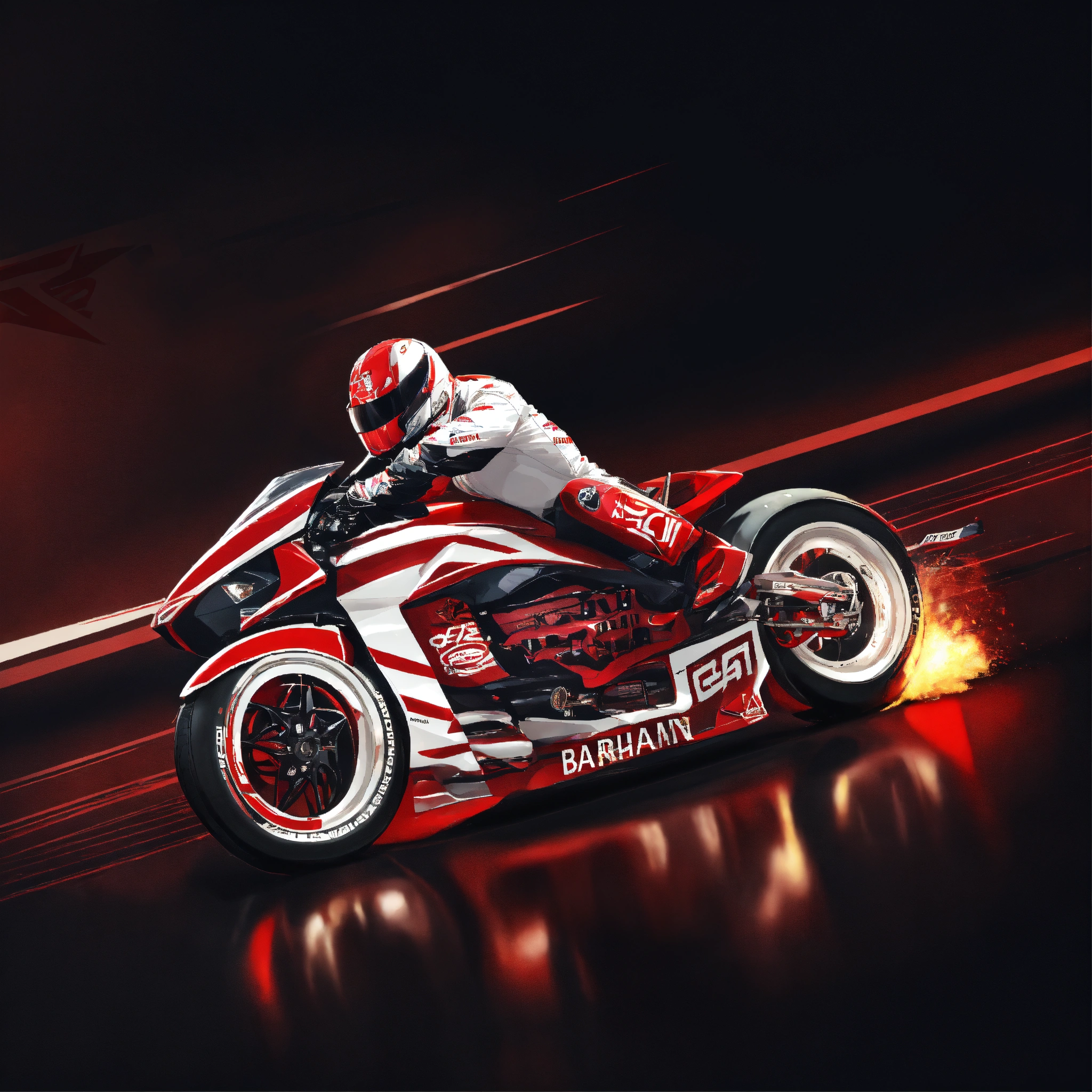 Lexica - Bahrain red and white vector clean modern car drag race car ...