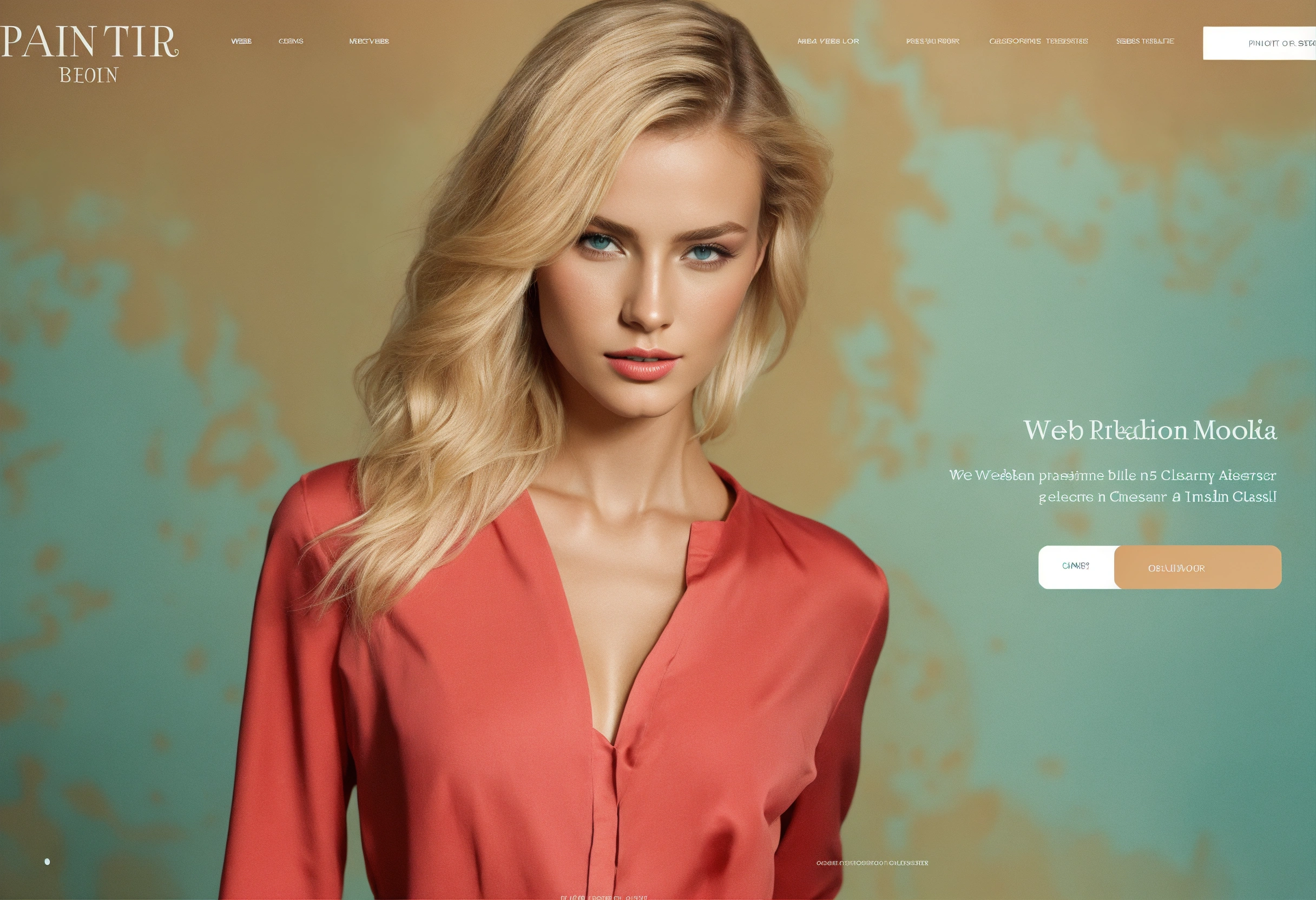 Lexica - Website template, online portfolio in colors, with very classy ...
