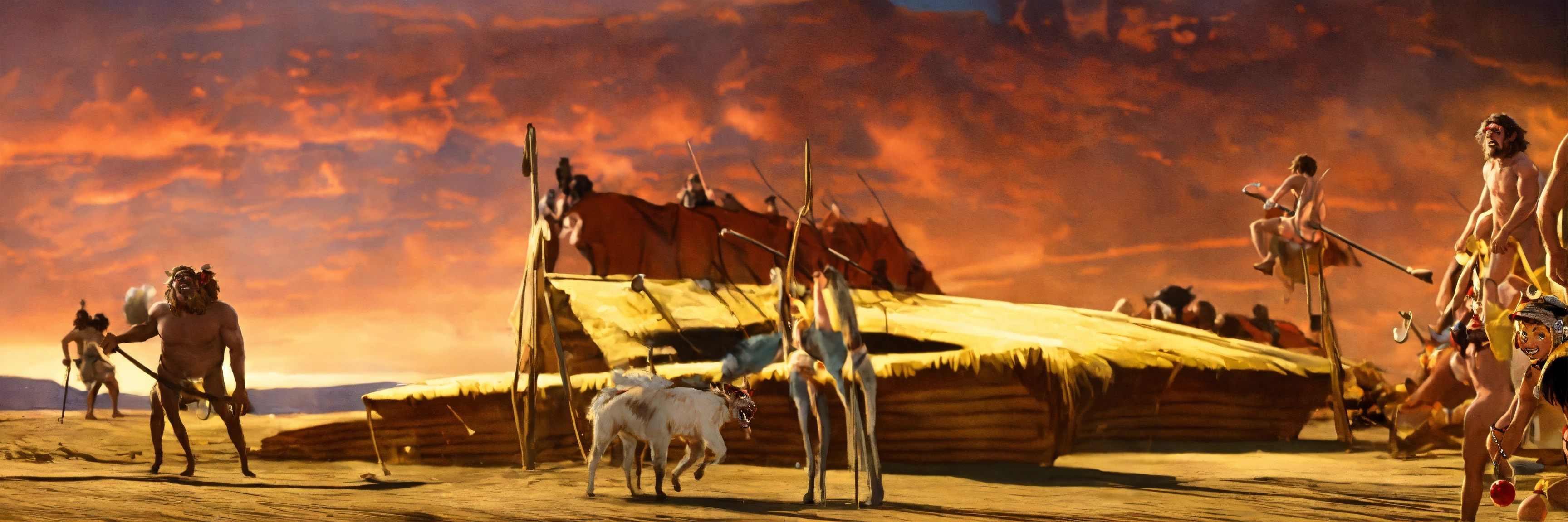 Lexica - Oh man, look at those cavemen go! It is the freakiest show!