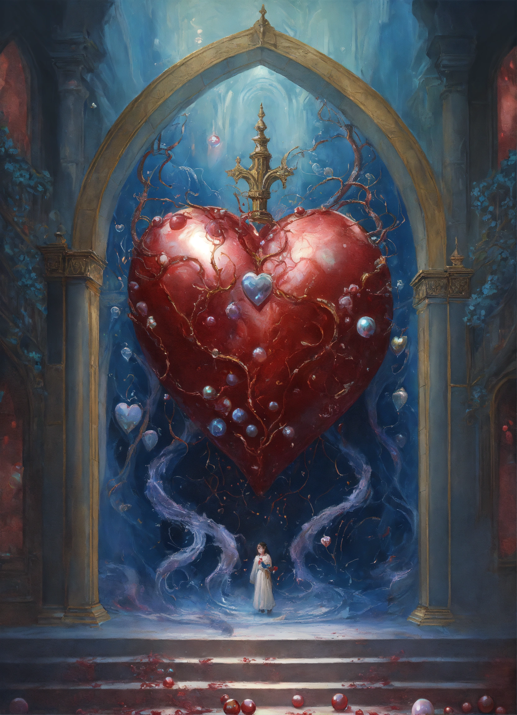 Lexica Genre Dark Fantasy. Art genre Grotesque. Foreground A beating