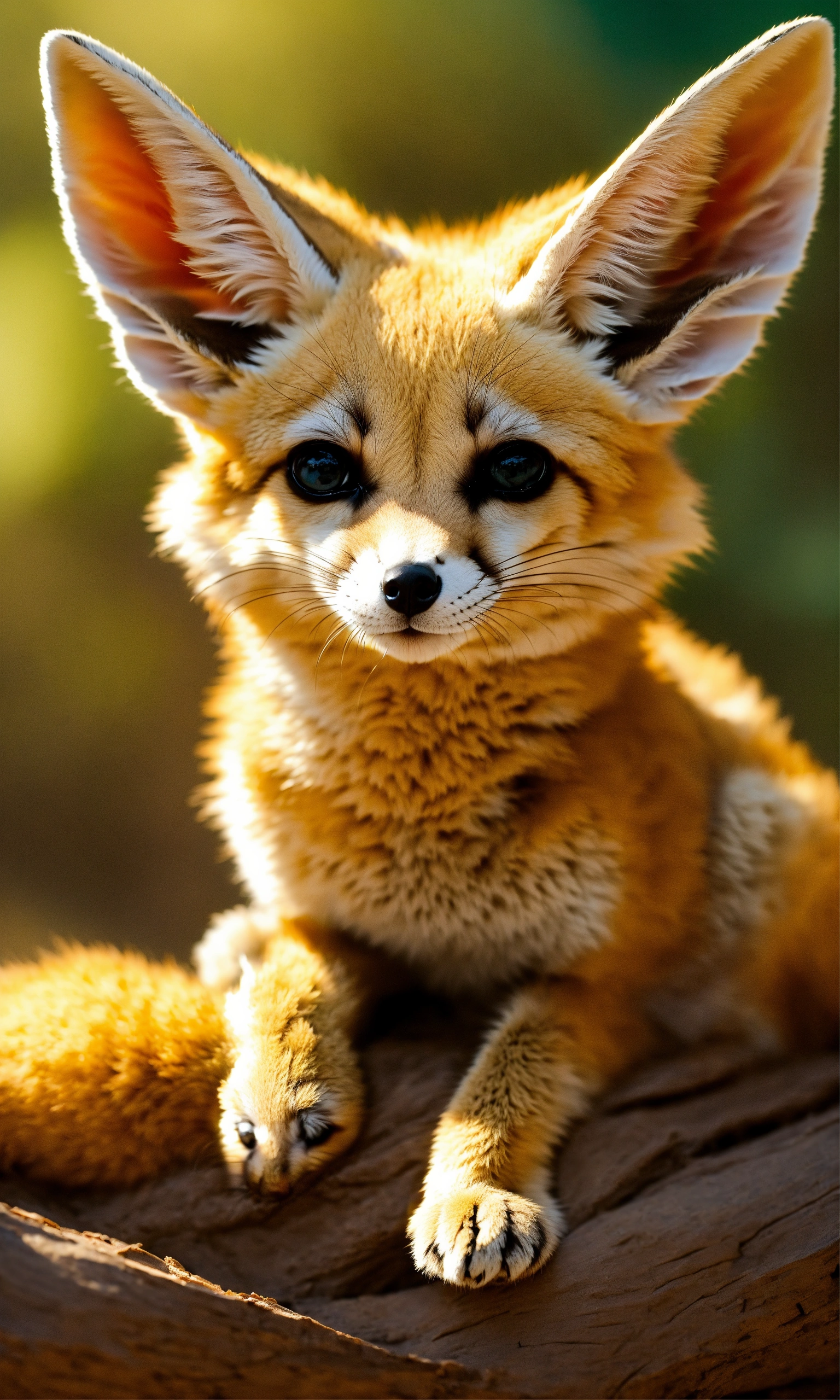 Lexica - THE CUTEST FENNEC FOX CUDDLED