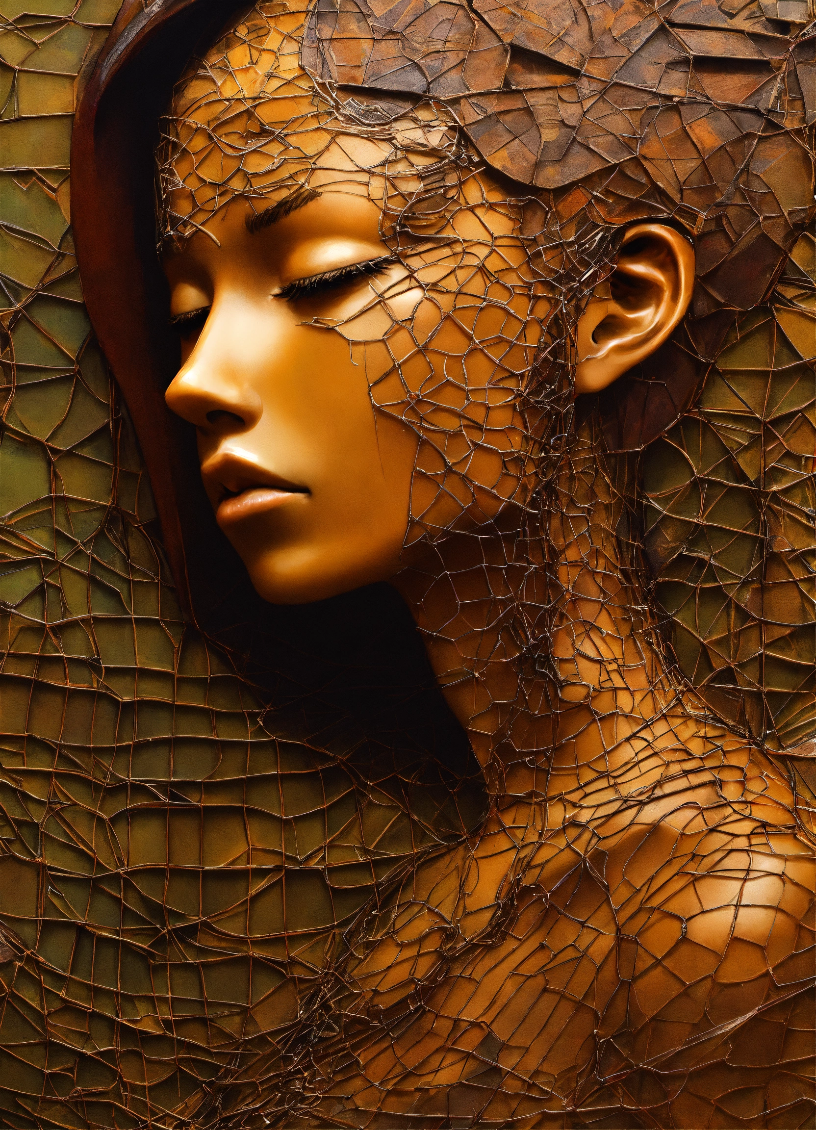Lexica - Beautiful, intricate, complex, Street art, net art, impasto