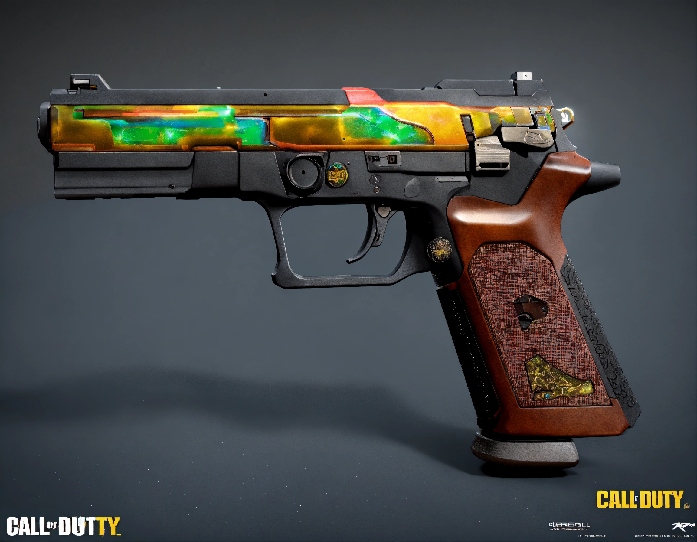 Lexica - Call of Duty rare pistol skin, realistic and hyper-detailed ...