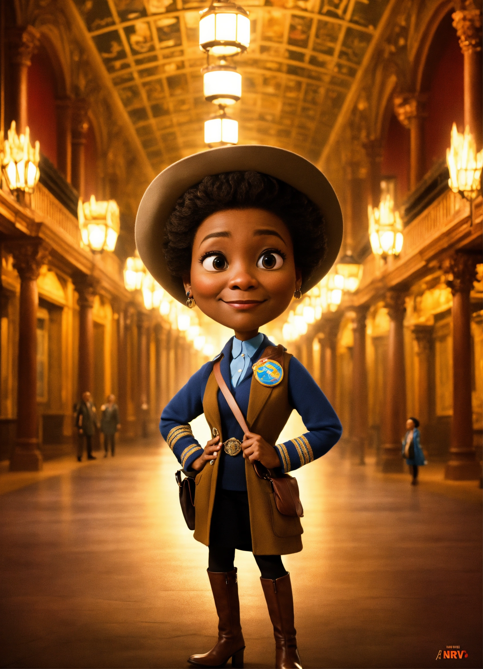 Lexica - Lori lightfoot in night at the museum the movie pixar version