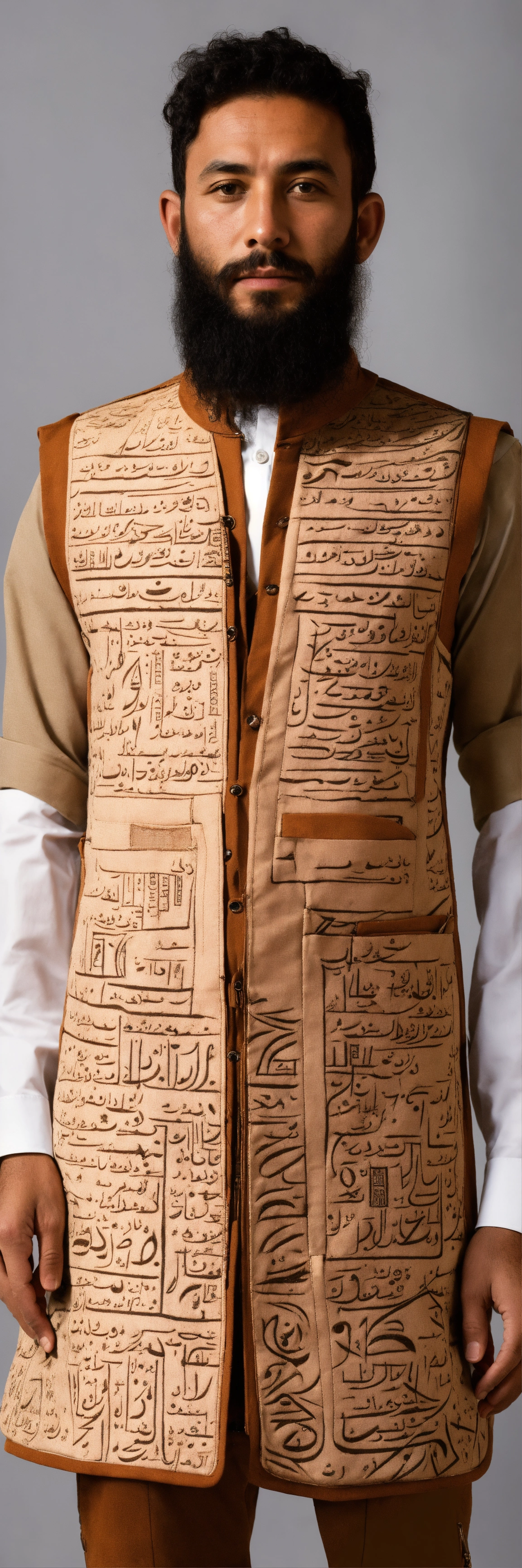 Lexica - A special design for the tour guide a 7-inch neck waistcoat ...
