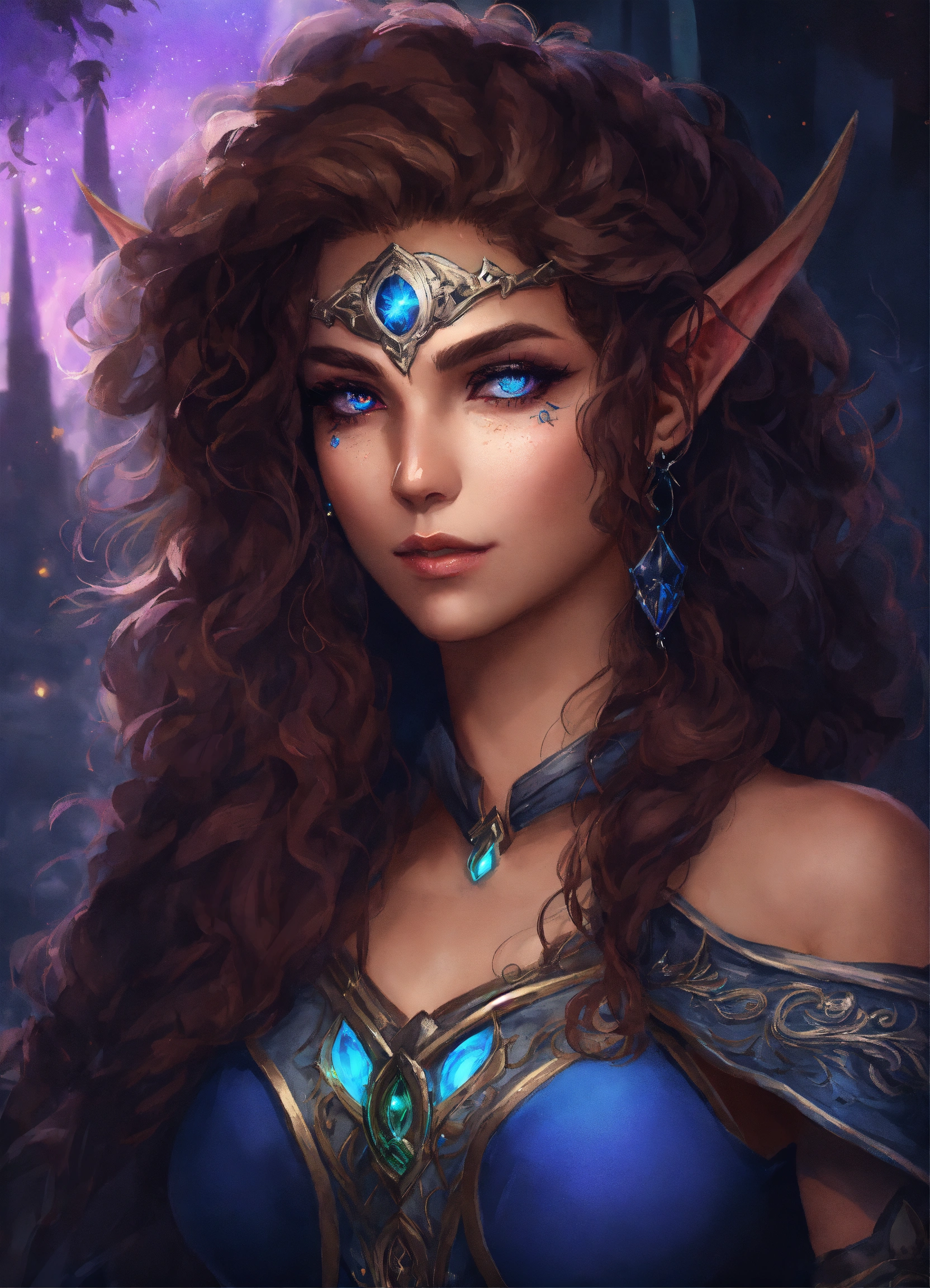 lexica-female-night-elf-rogue-curly-hair-magical-midnight