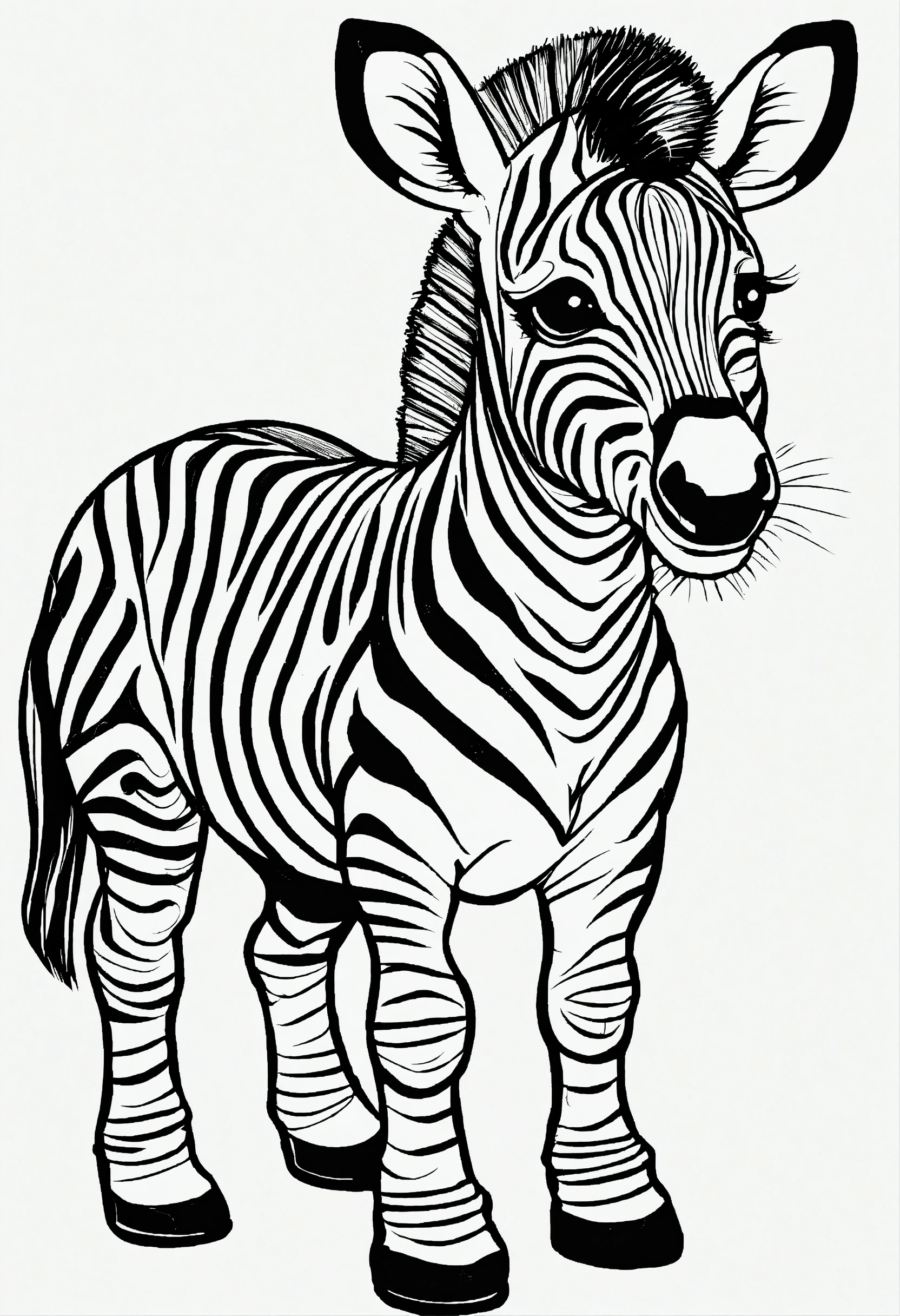 Lexica - Coloring book for preschoolers, simple lines drawings, no ...