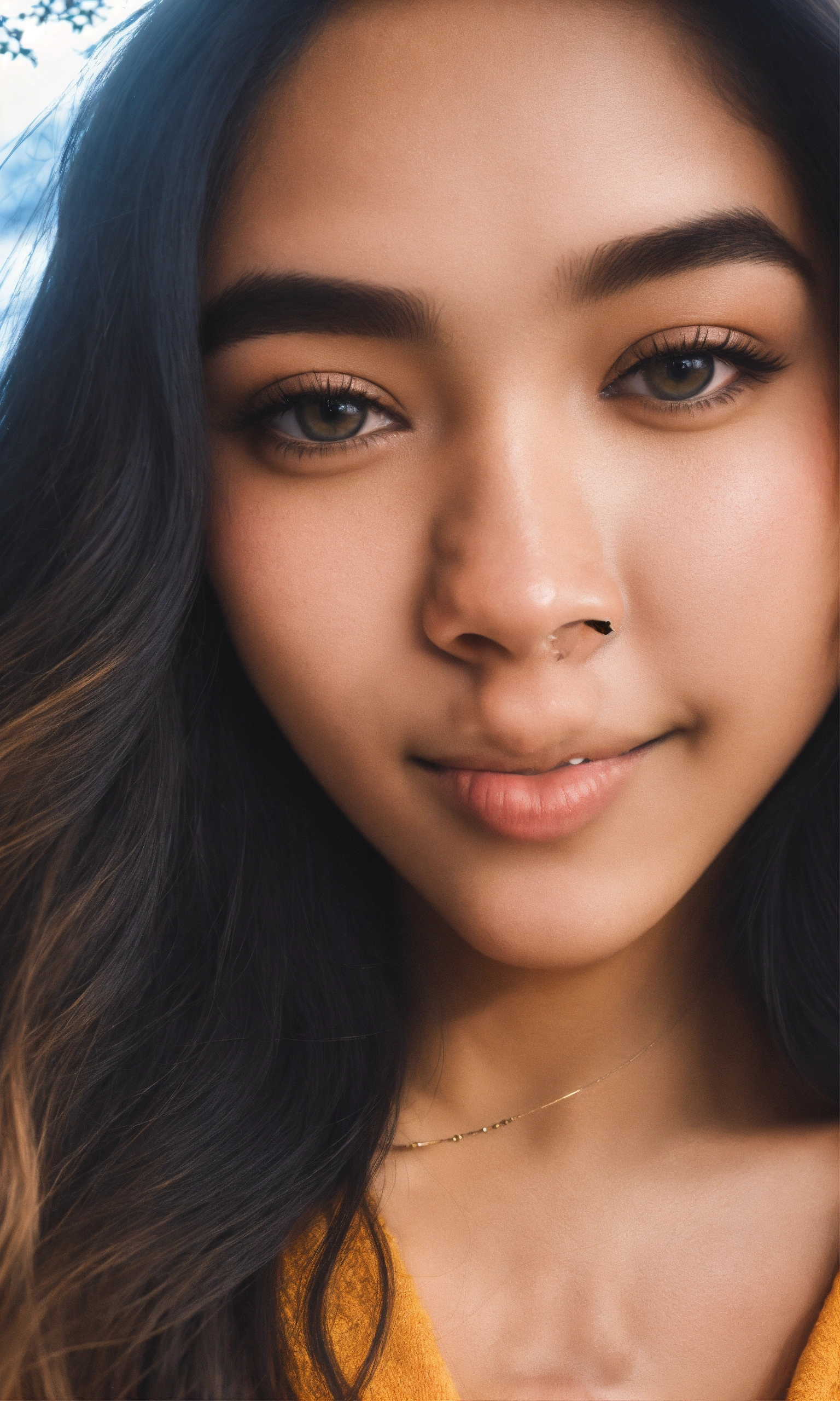 Lexica Create A Selfie Of A Beautiful 18 Year Old Girl Of Mixed Black And Japanese Descent 