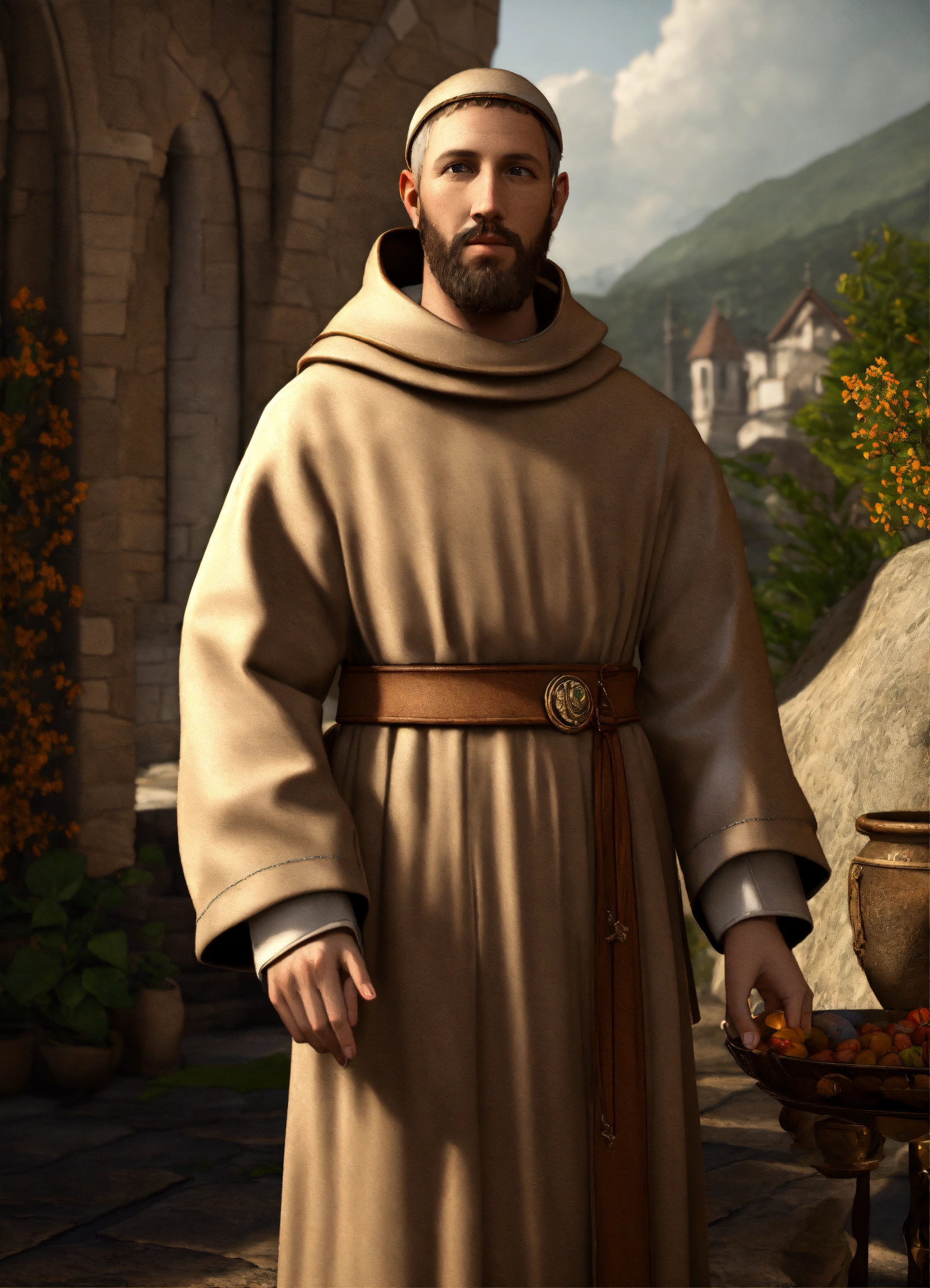 Lexica - Traditional Catholic Portrait of St. Francis of Assisi using ...