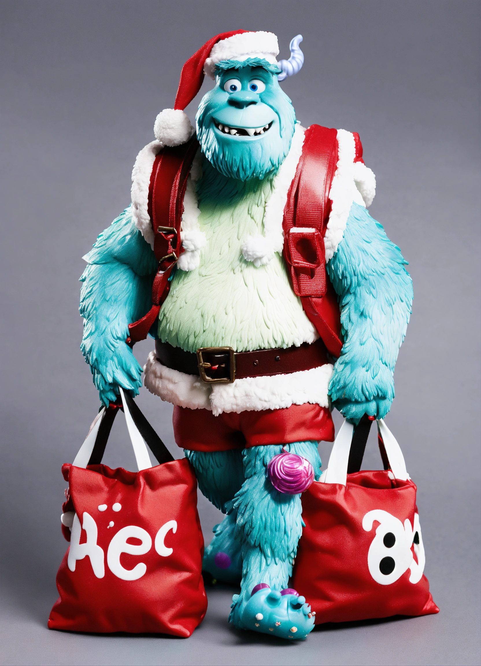 Lexica - Monsters Inc Sully plastic figurine walking pose carrying ...