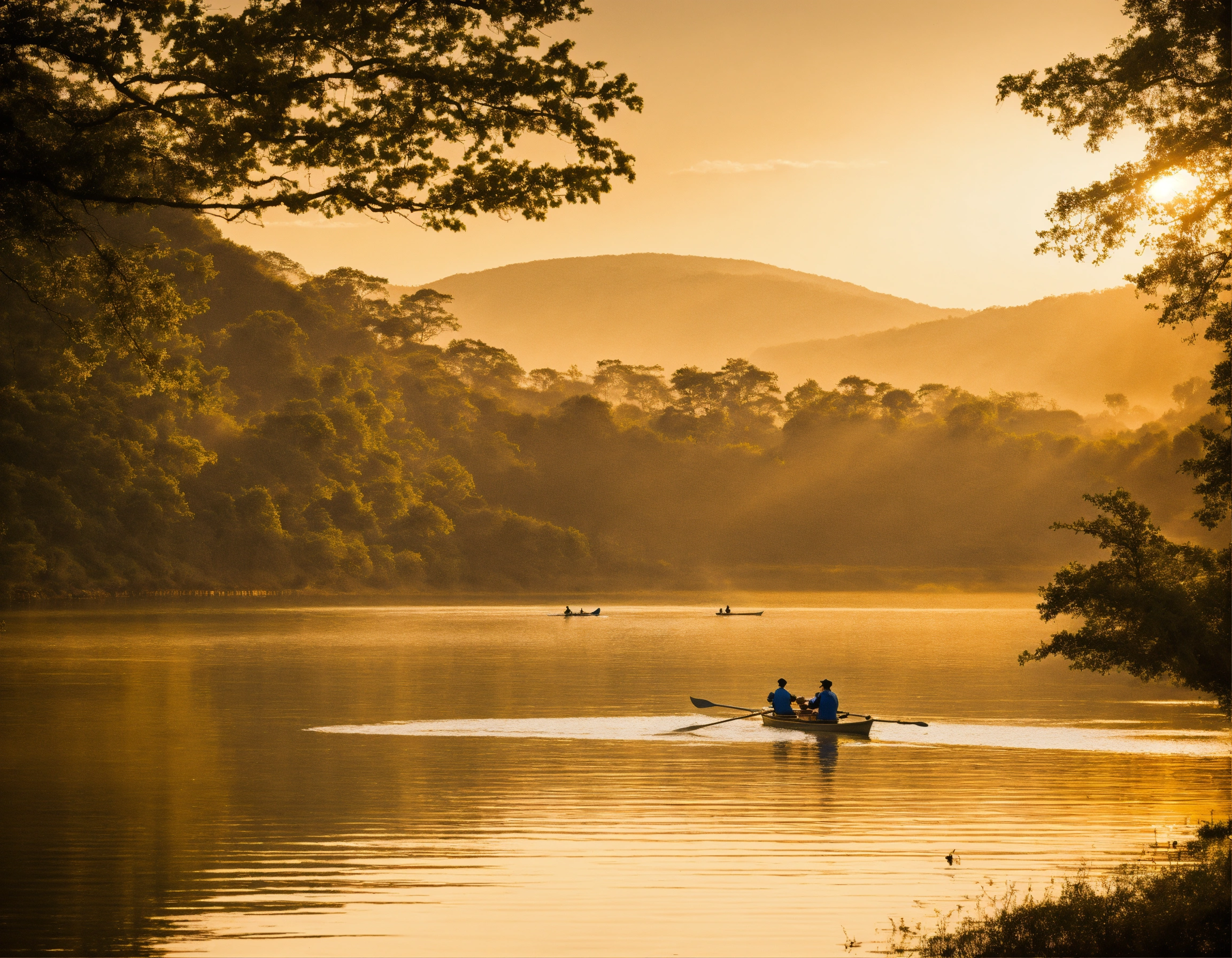 Lexica - Boat rowing on tranquil water