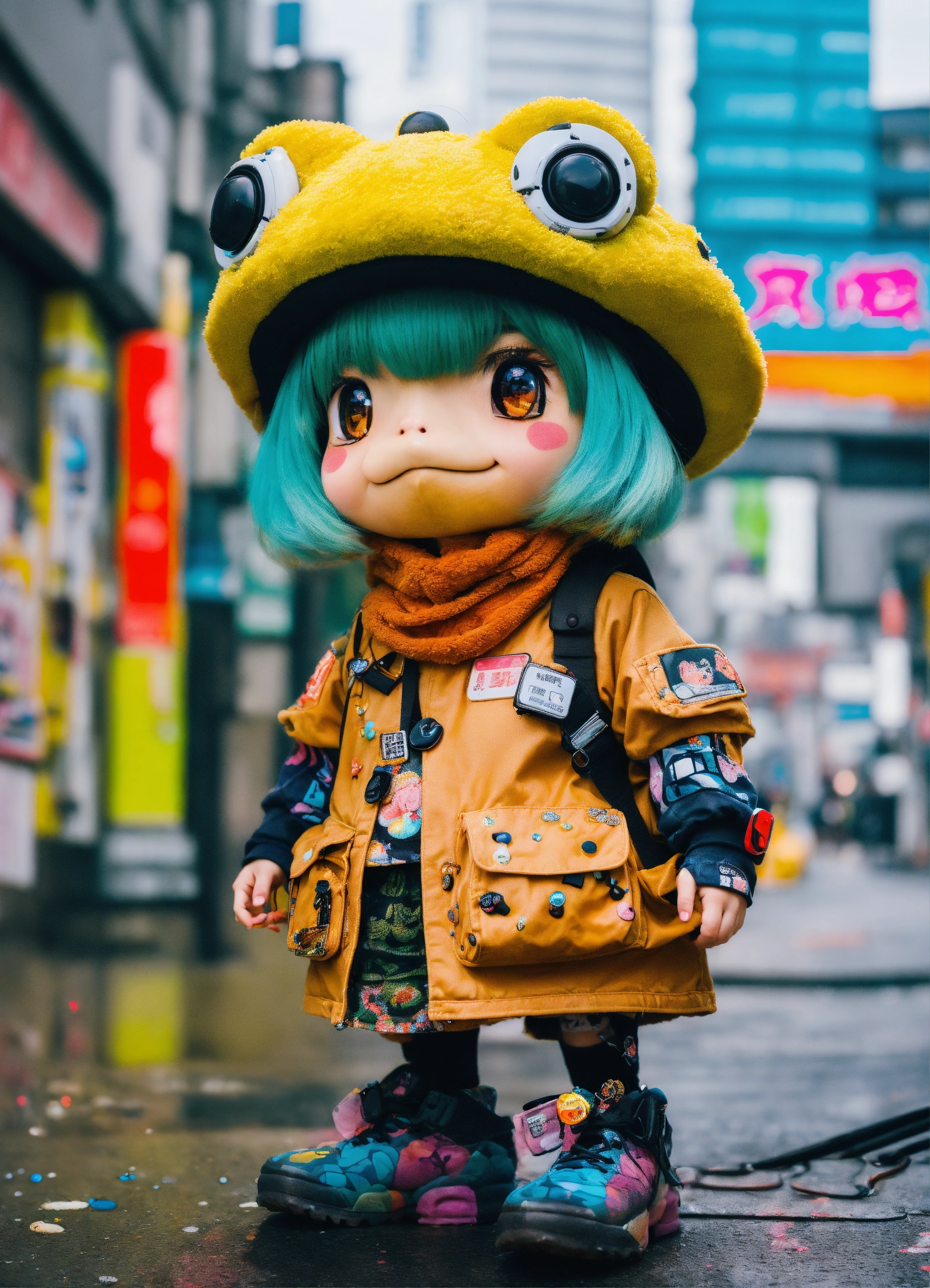 Lexica - Photorealistic Tokyo kawaii Street Fashion Shoot of Toad as QR ...