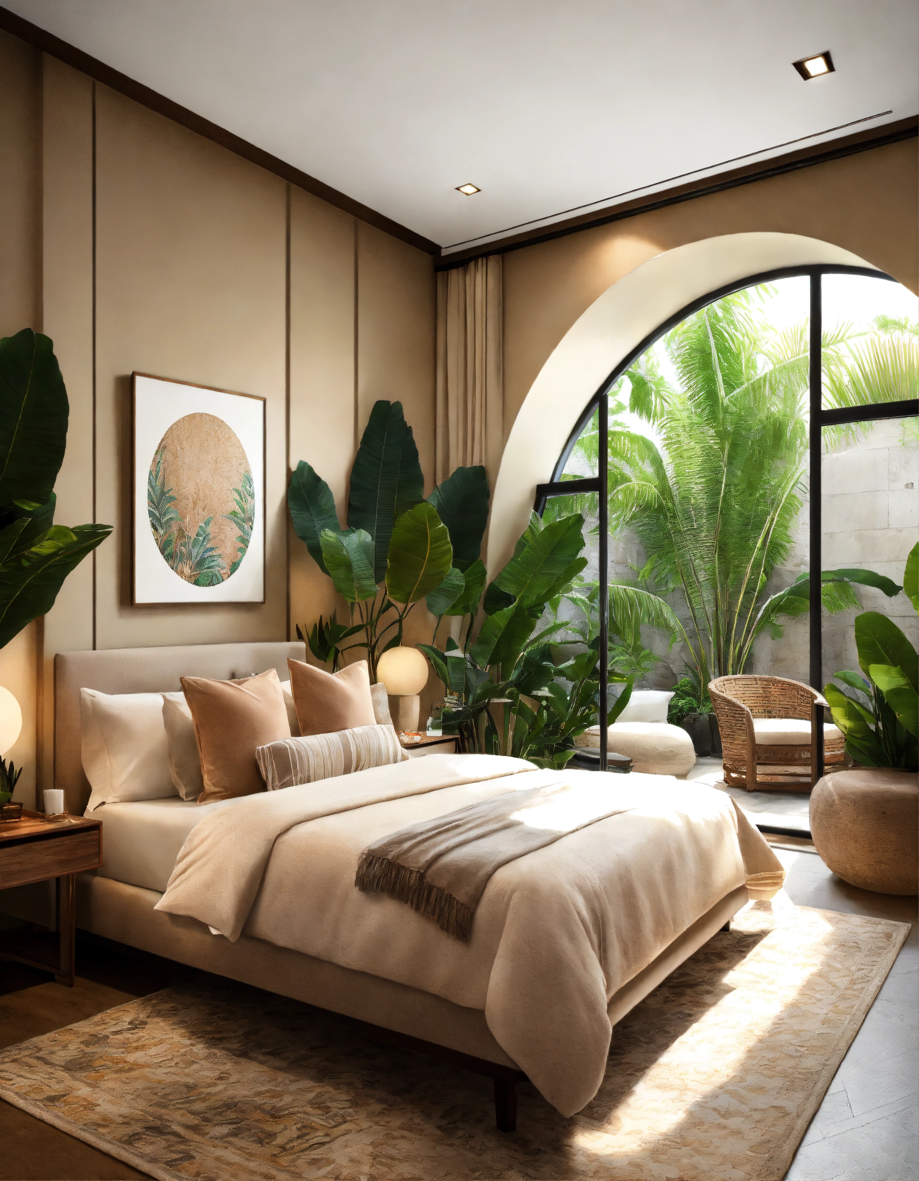 Lexica - Ultra realistic photo of Modern take on upscale bali inspired ...