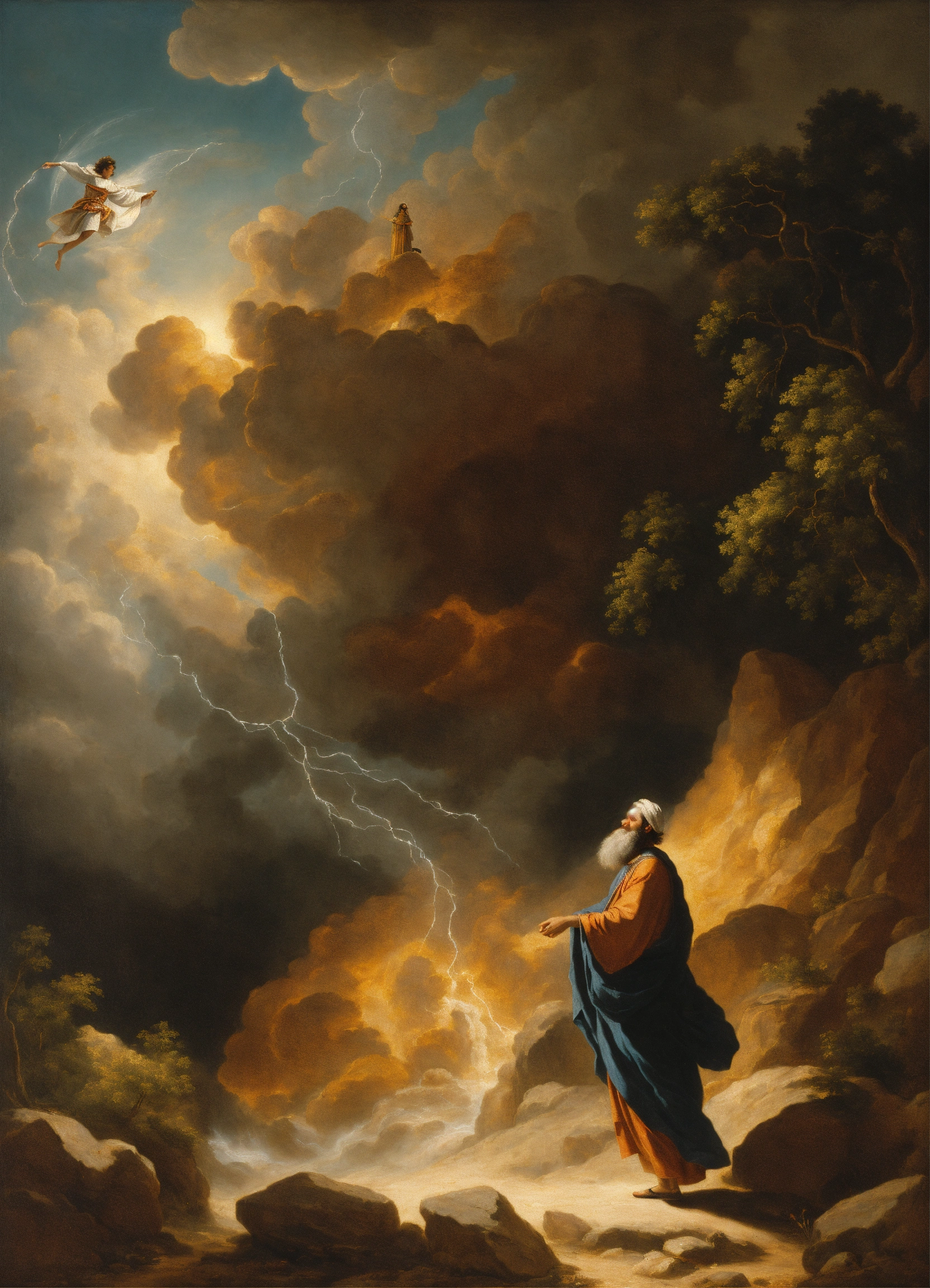 Lexica - Elijah the prophet caught in the Whirlwind