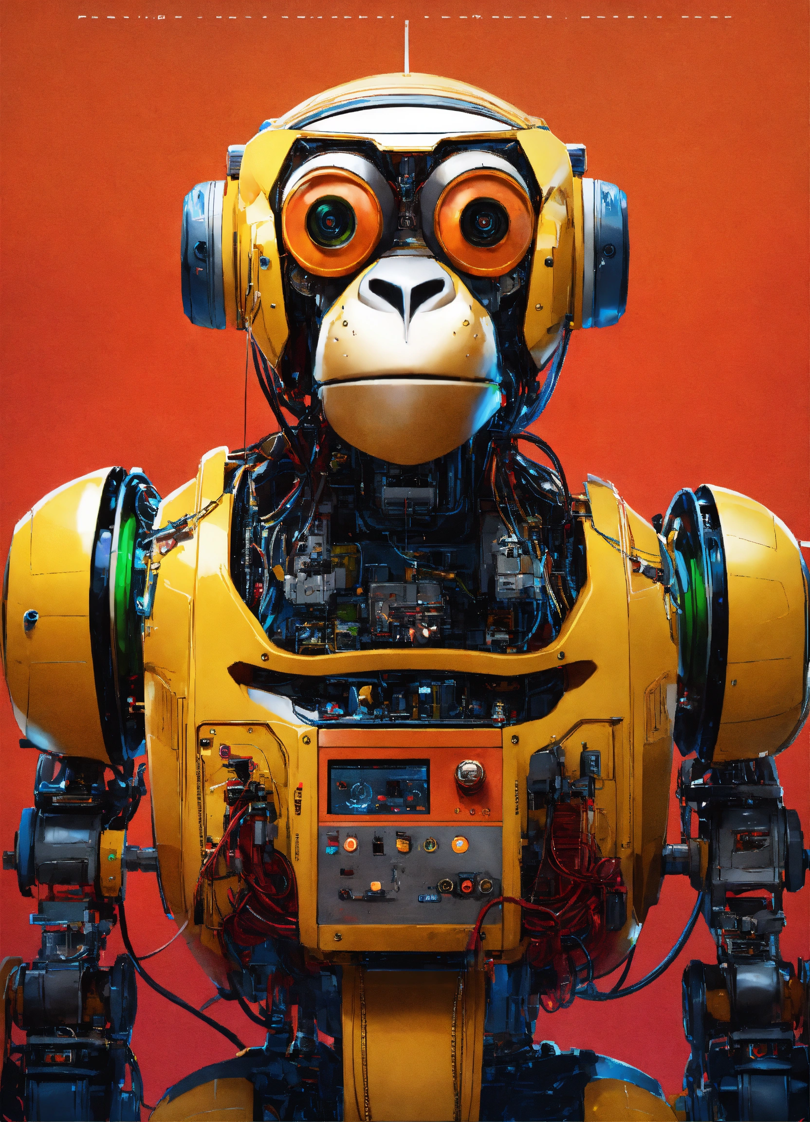 Lexica - Robot monkey