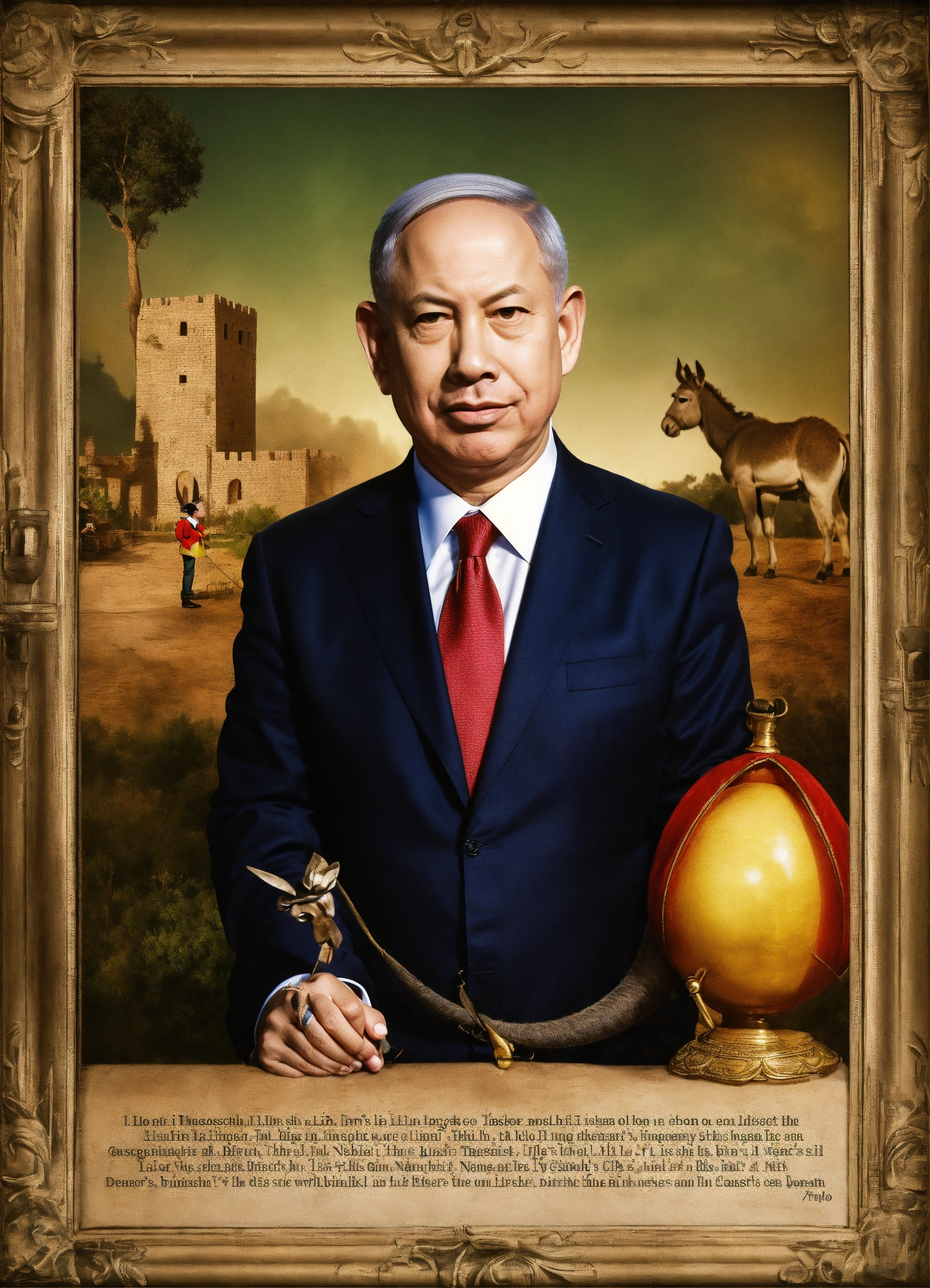 Lexica - Binyamin Netanyahu, has a long Pinocchio nose, the liar, and a ...