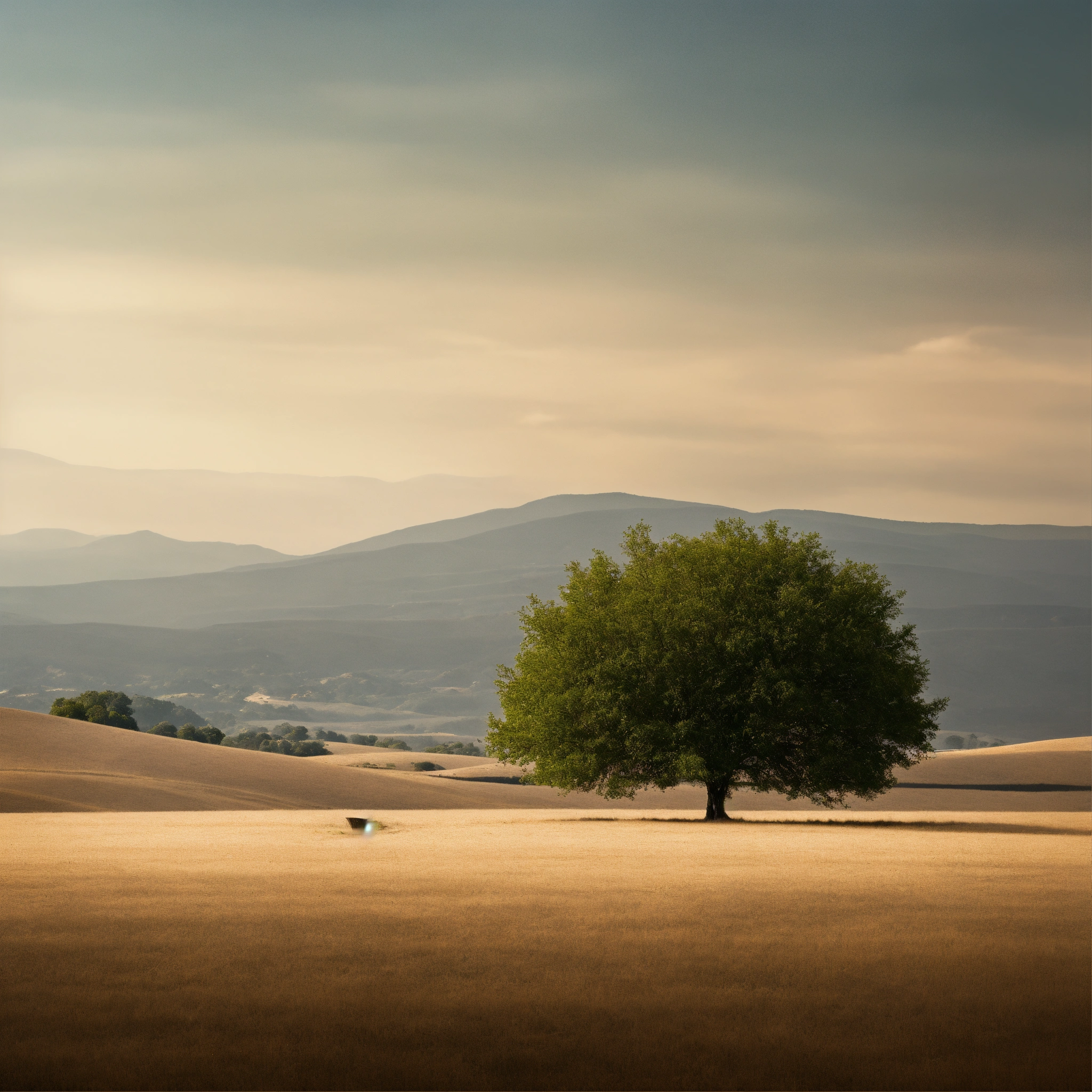 Lexica - High-resolution photograph of a landscape against a minimalist ...