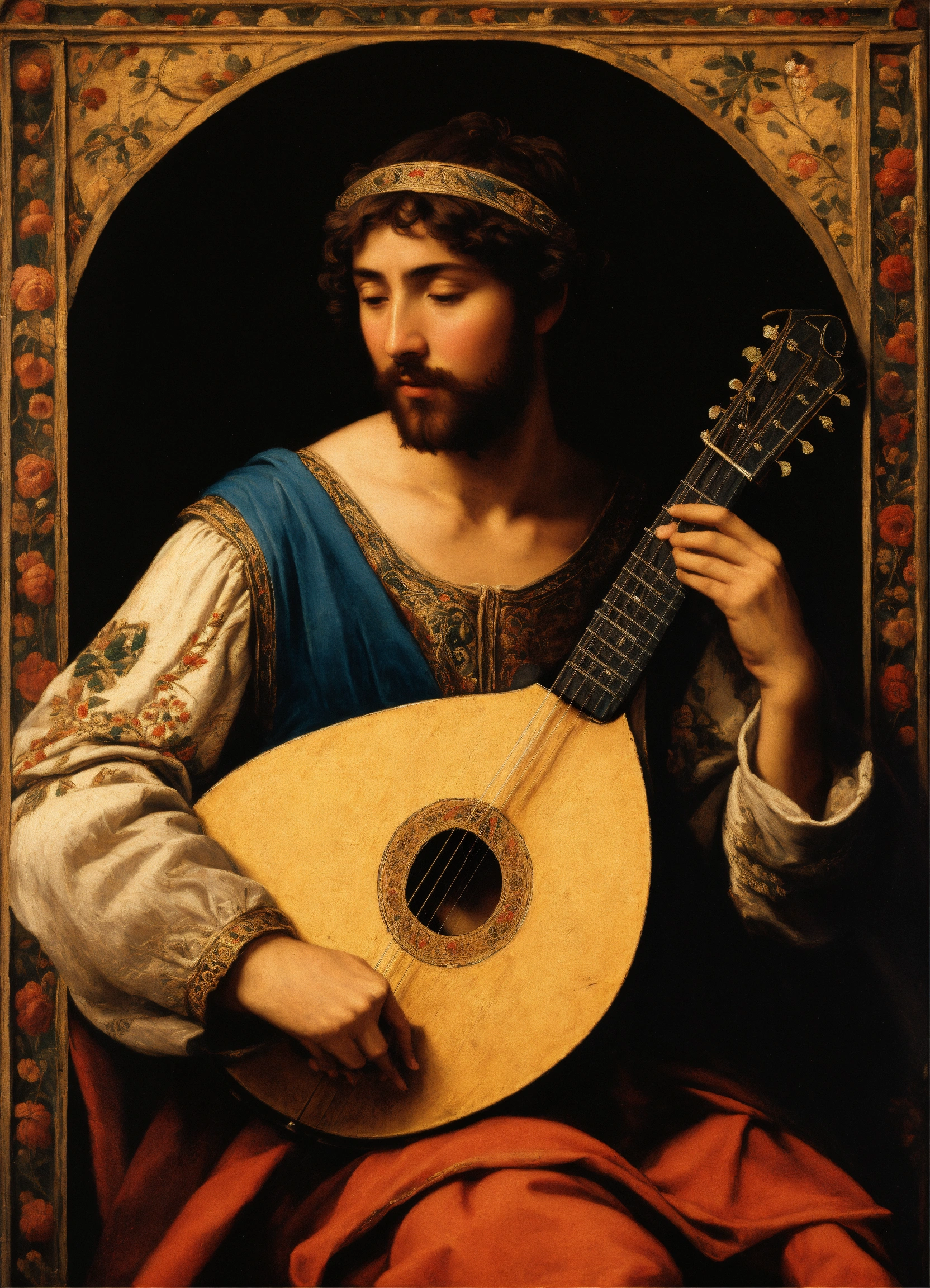 Lexica - Bouzouki Renaissance painting