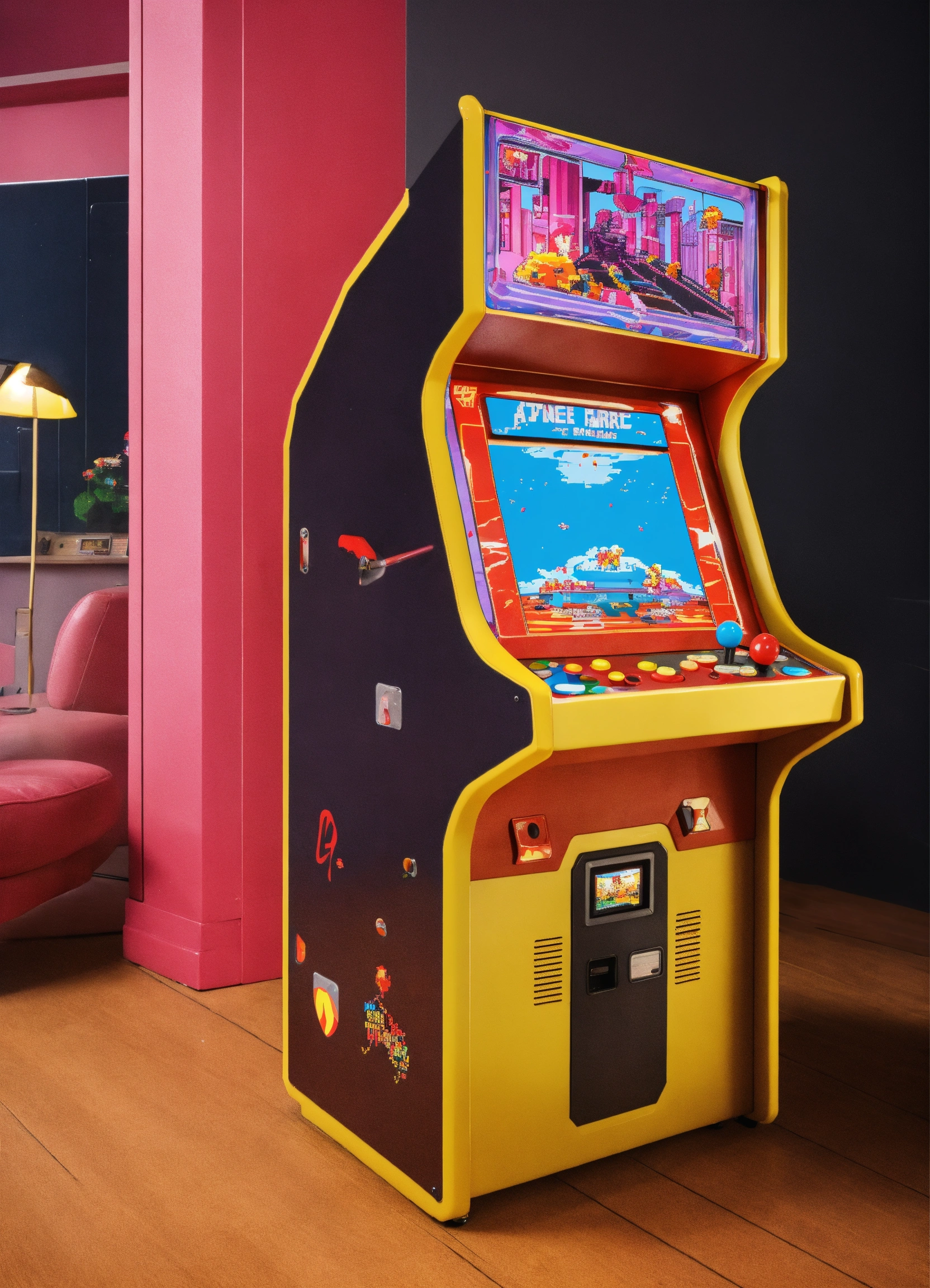 Lexica - Retro arcade machine