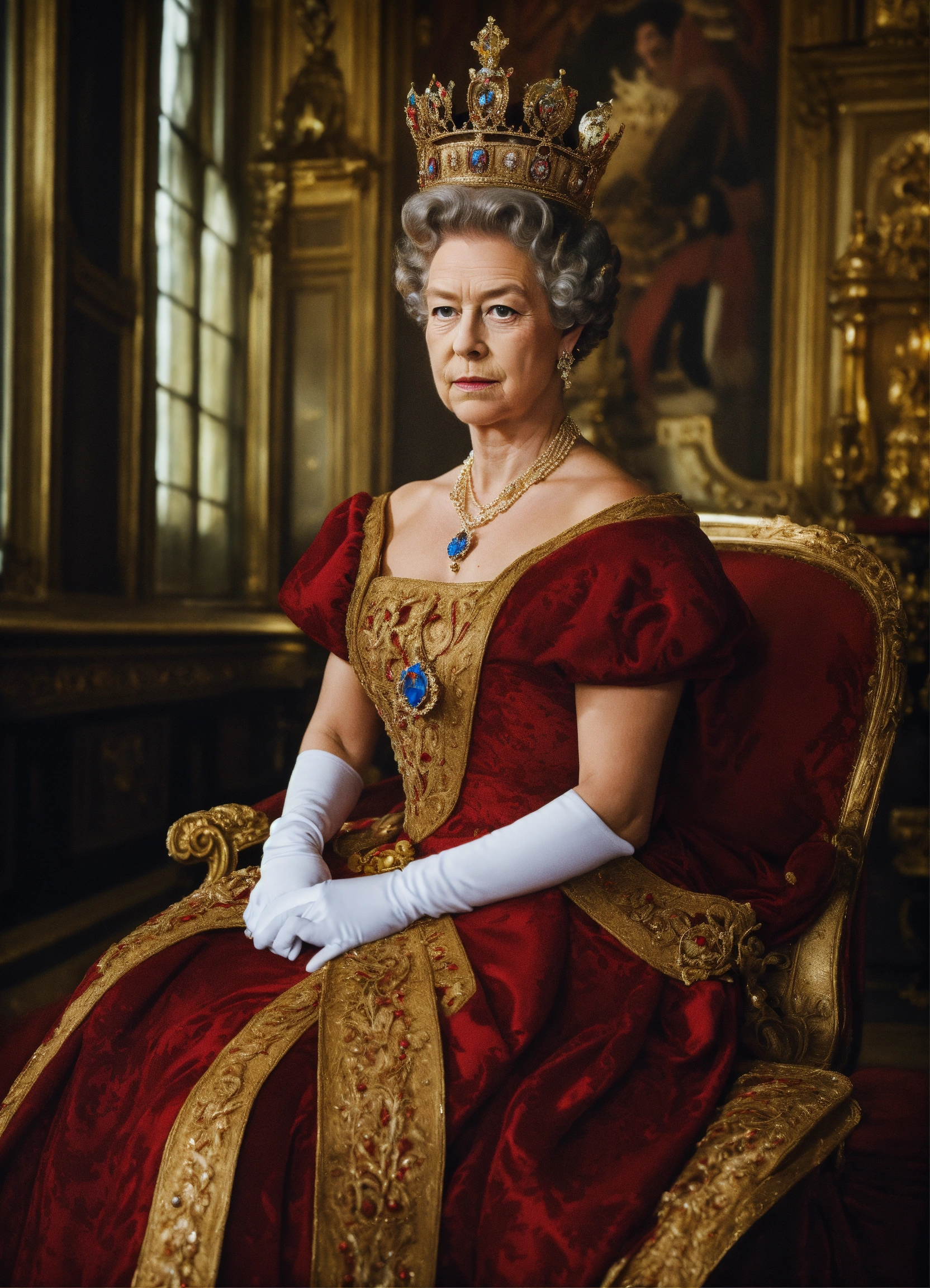 Lexica - Take a photo of the queen in reference style