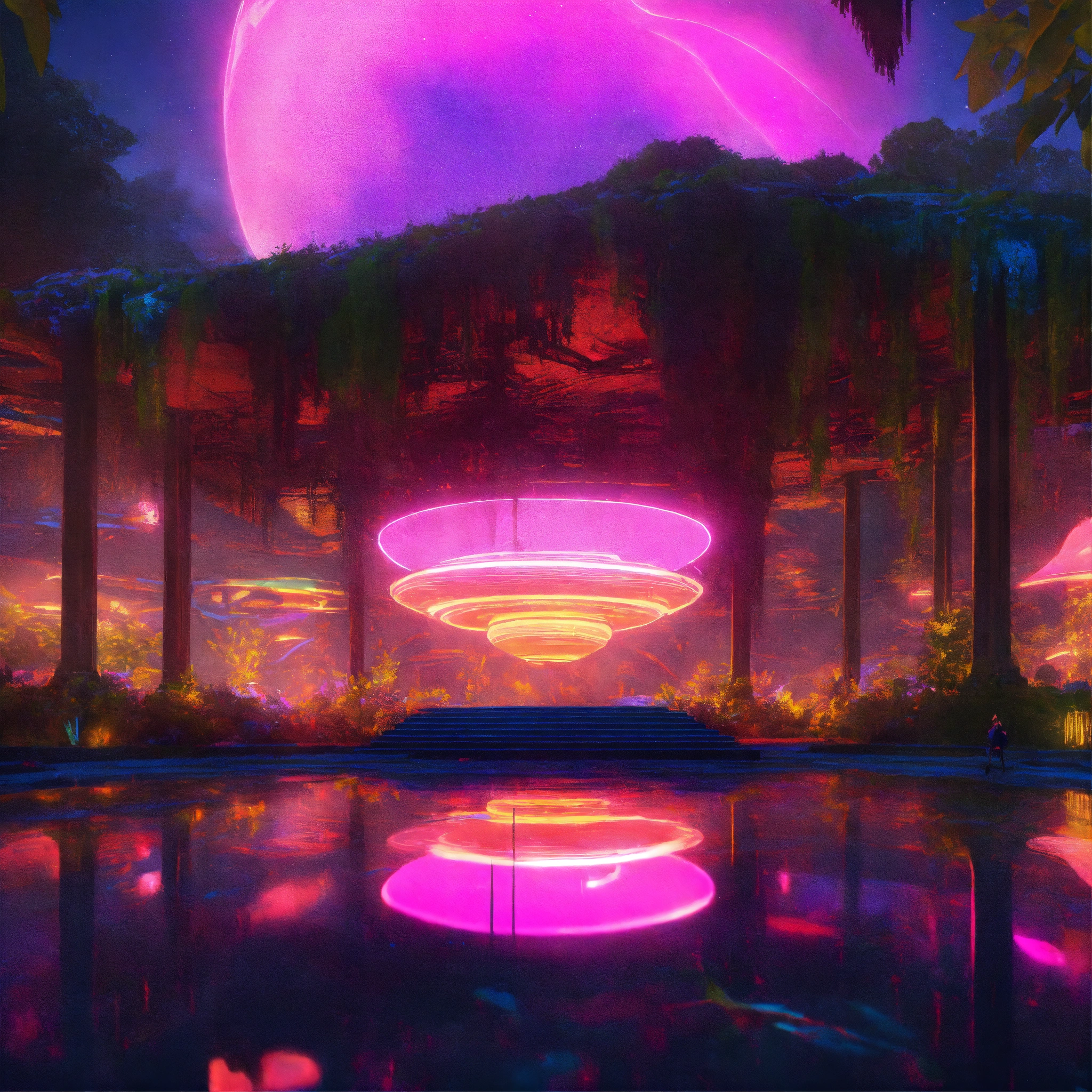 Lexica - Utopian rave with a euphoric atmosphere 8k