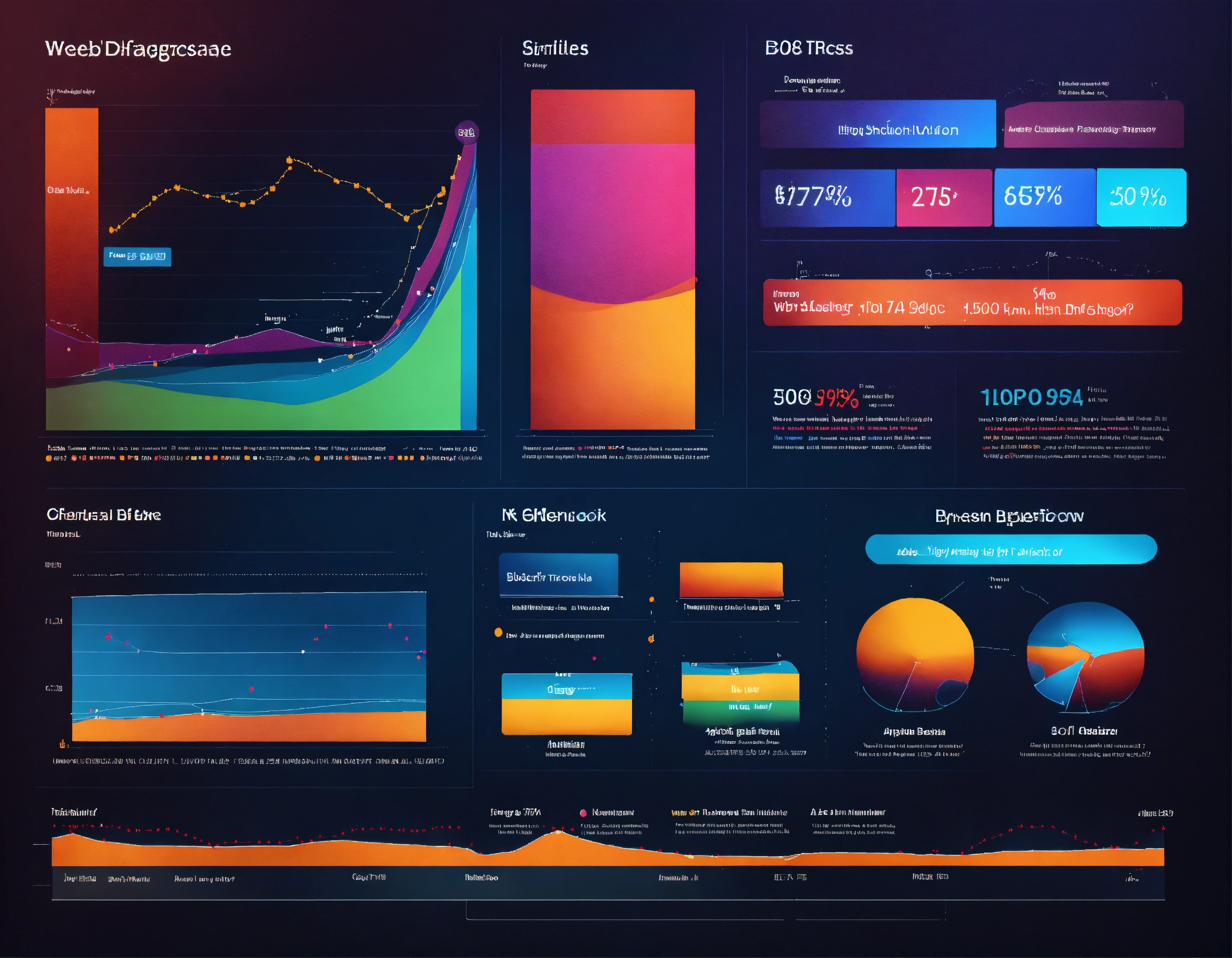 Lexica - Graphs depicting increasing web traffic, great strategy, high ...