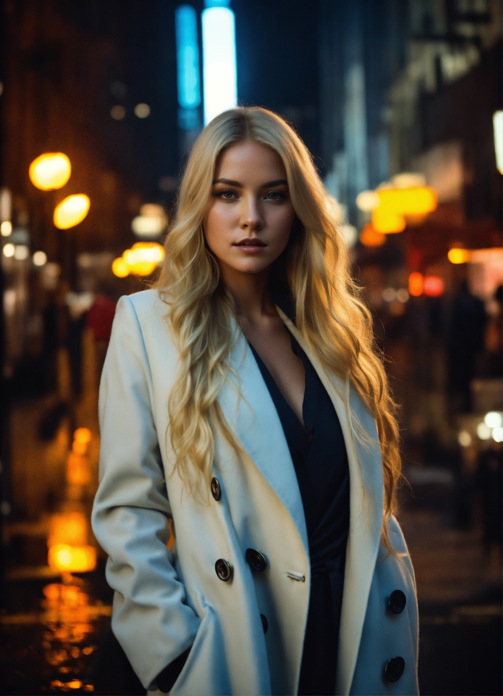 Lexica - A beautiful, shapely white female with long blonde hair ...