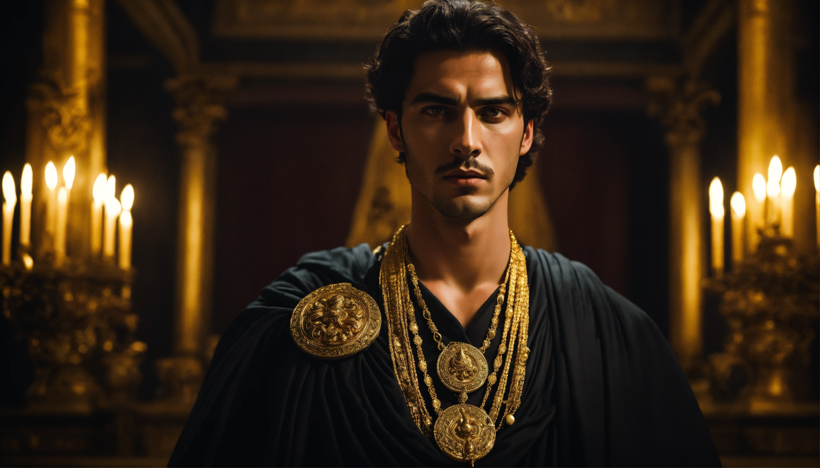 Lexica - Dramatic, fantasy portrait of a young and handsome diabolical ...