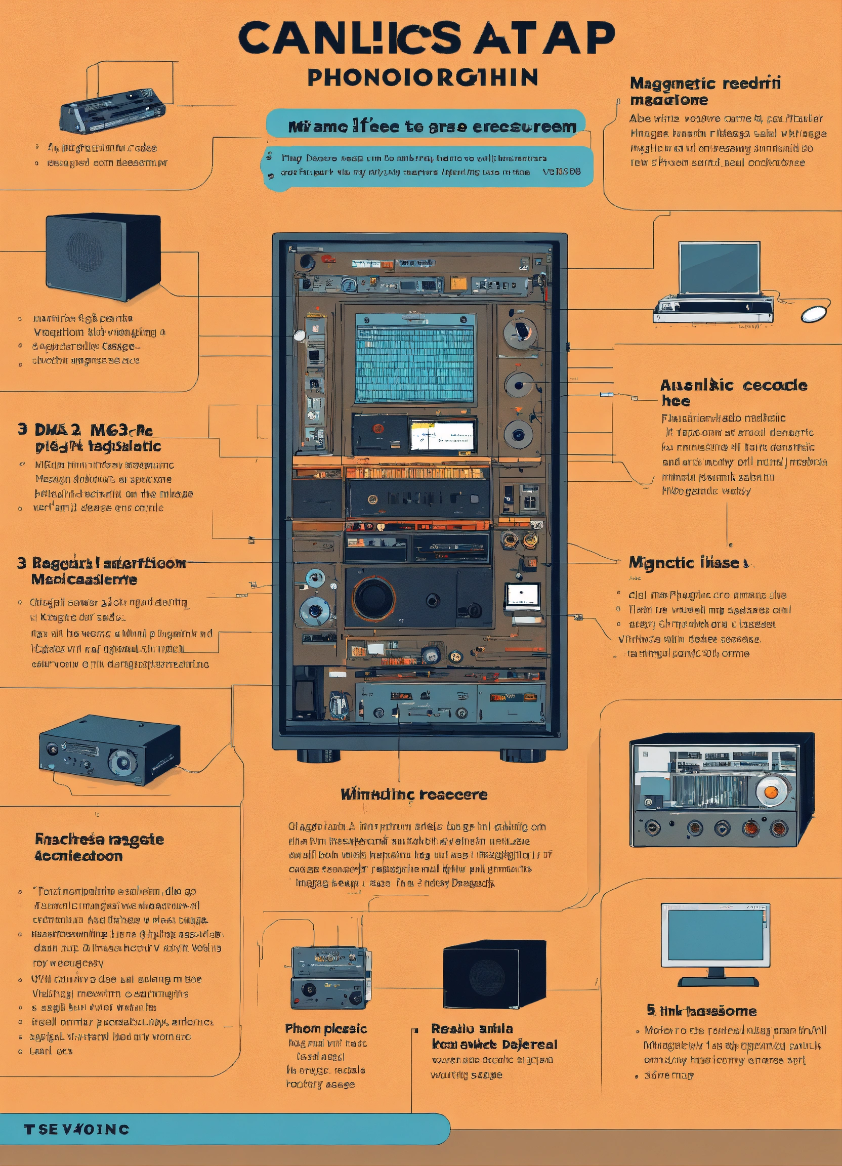 Lexica 1. Phonograph 2. Tape Recorder 3. ReeltoReel Tape