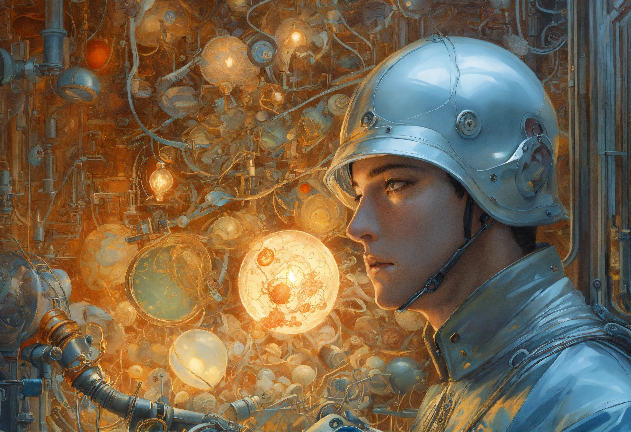 Lexica - The anatomy of a male human body made of atoms and shells ...