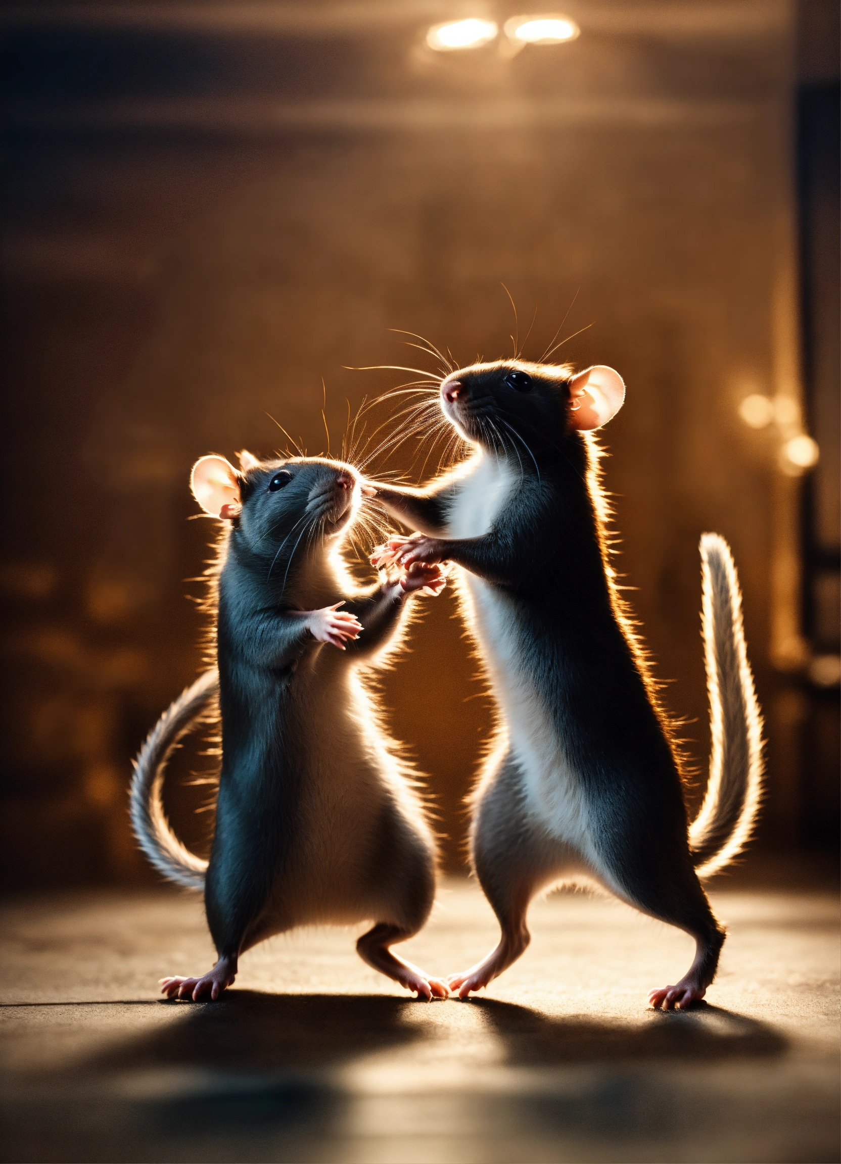 Lexica - Rats dancing together, deco fashion, fashion editorial ...