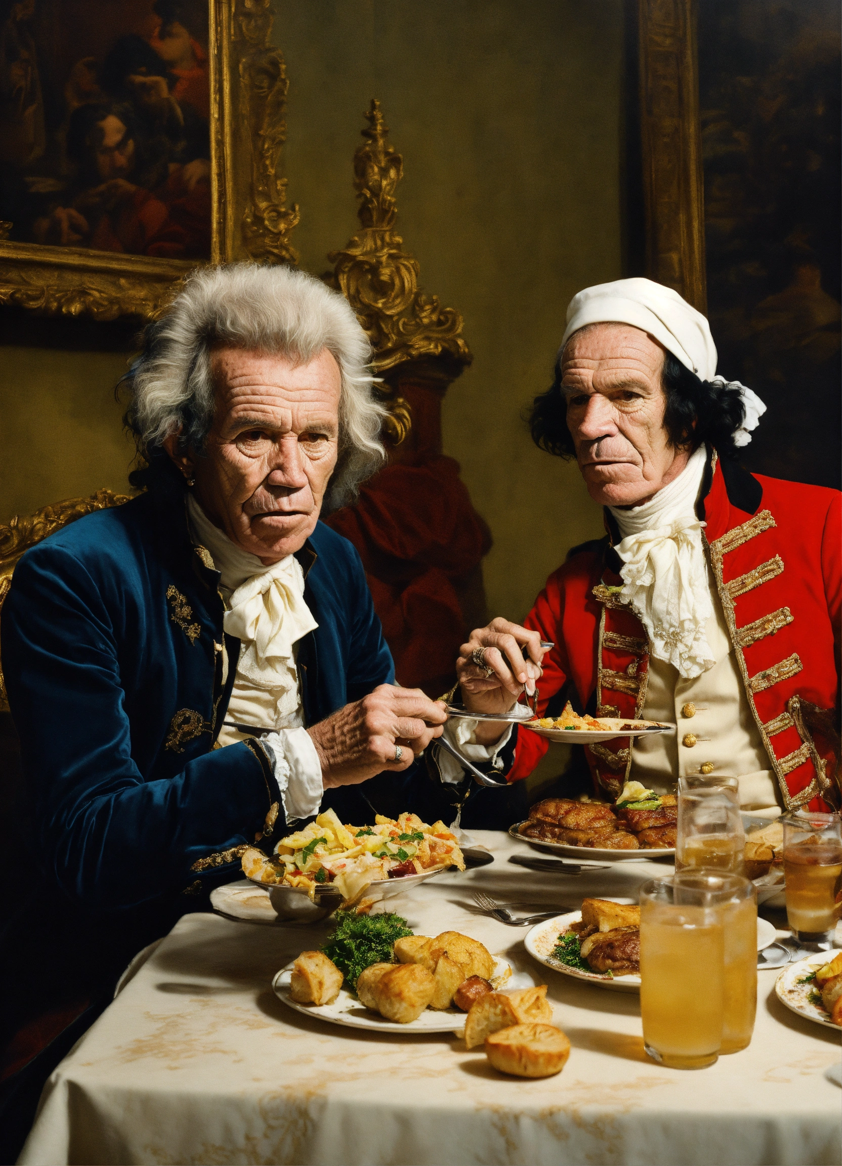 Lexica - Portrait of Keith Richards and Maximilien de Robespierre ...