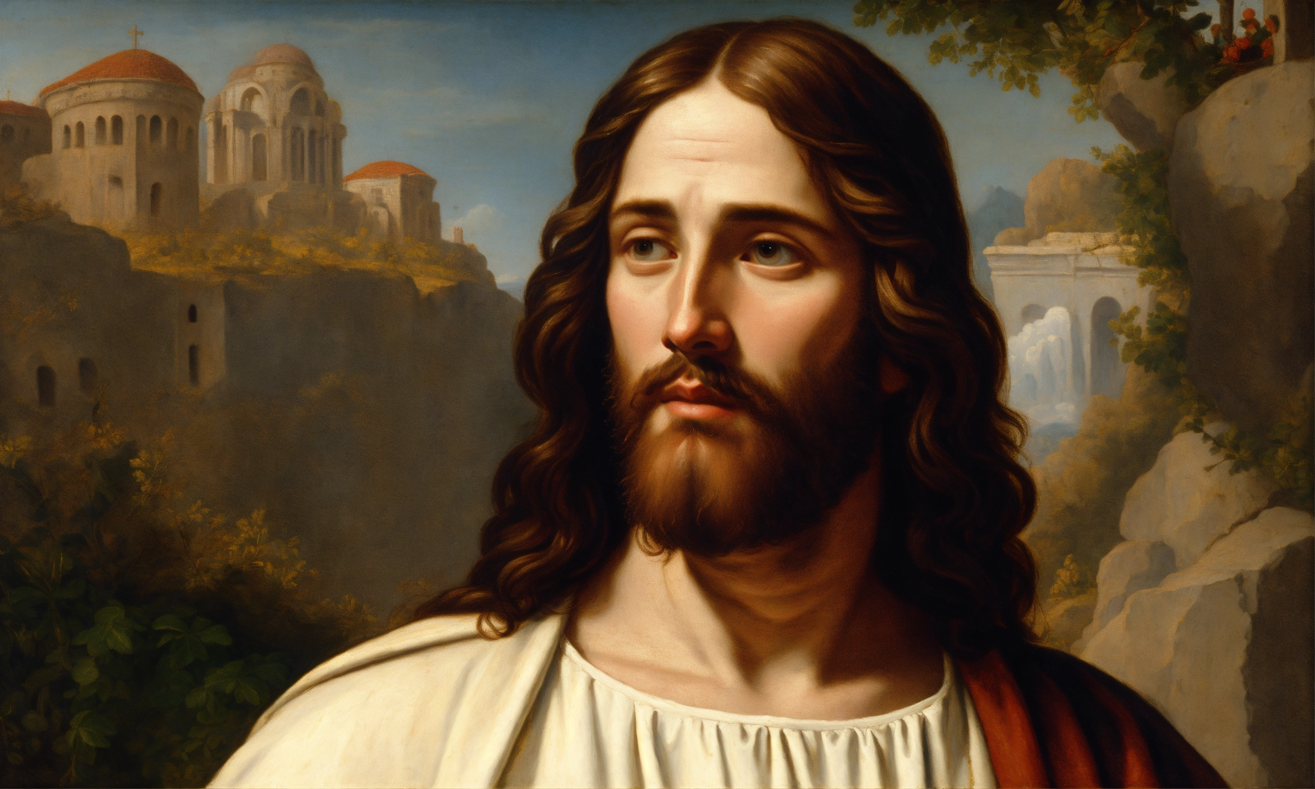 Lexica - Renaissance oil painting of jesus christ