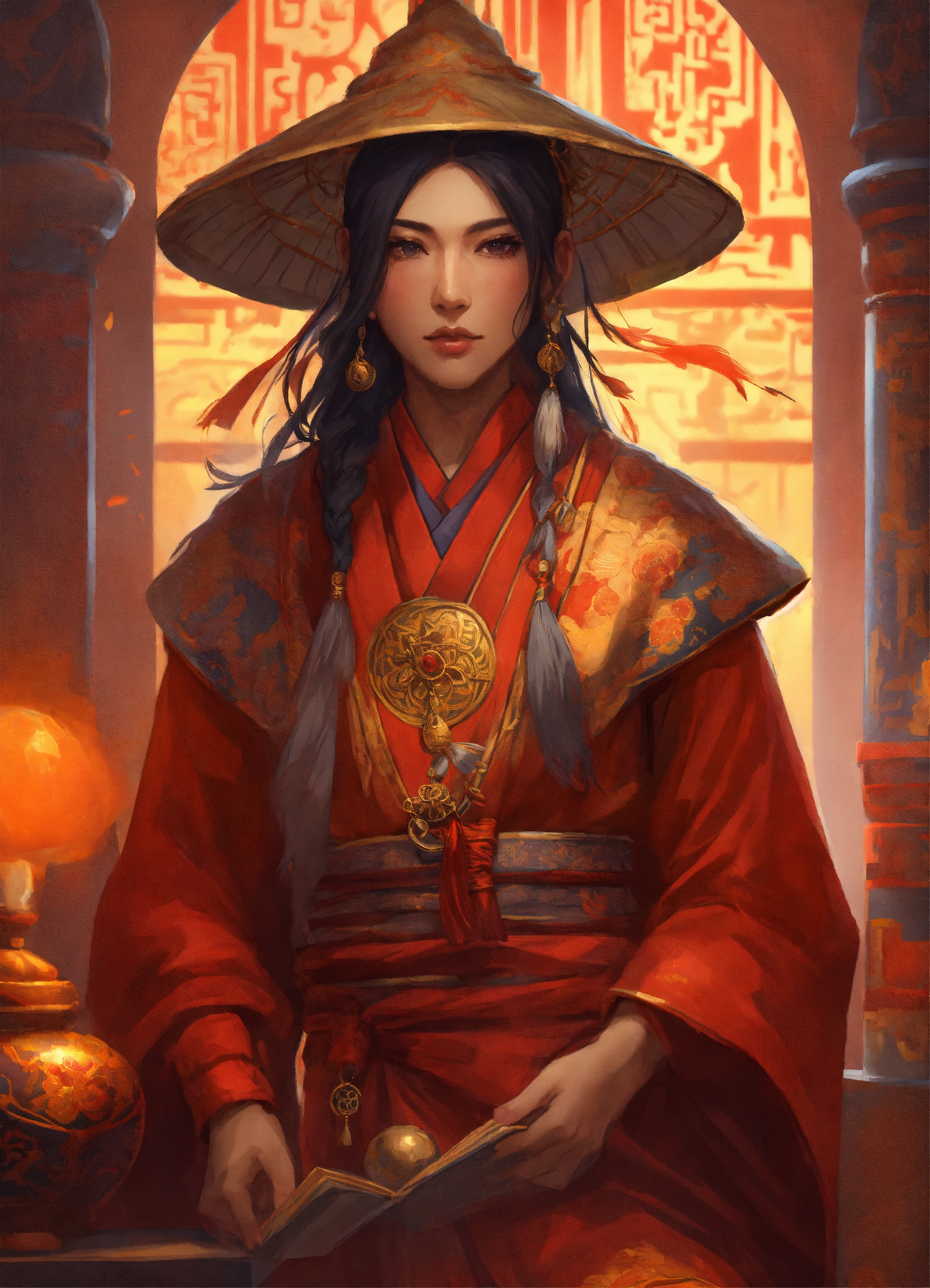 Lexica - An oriental themed archmage for fantasy rpg