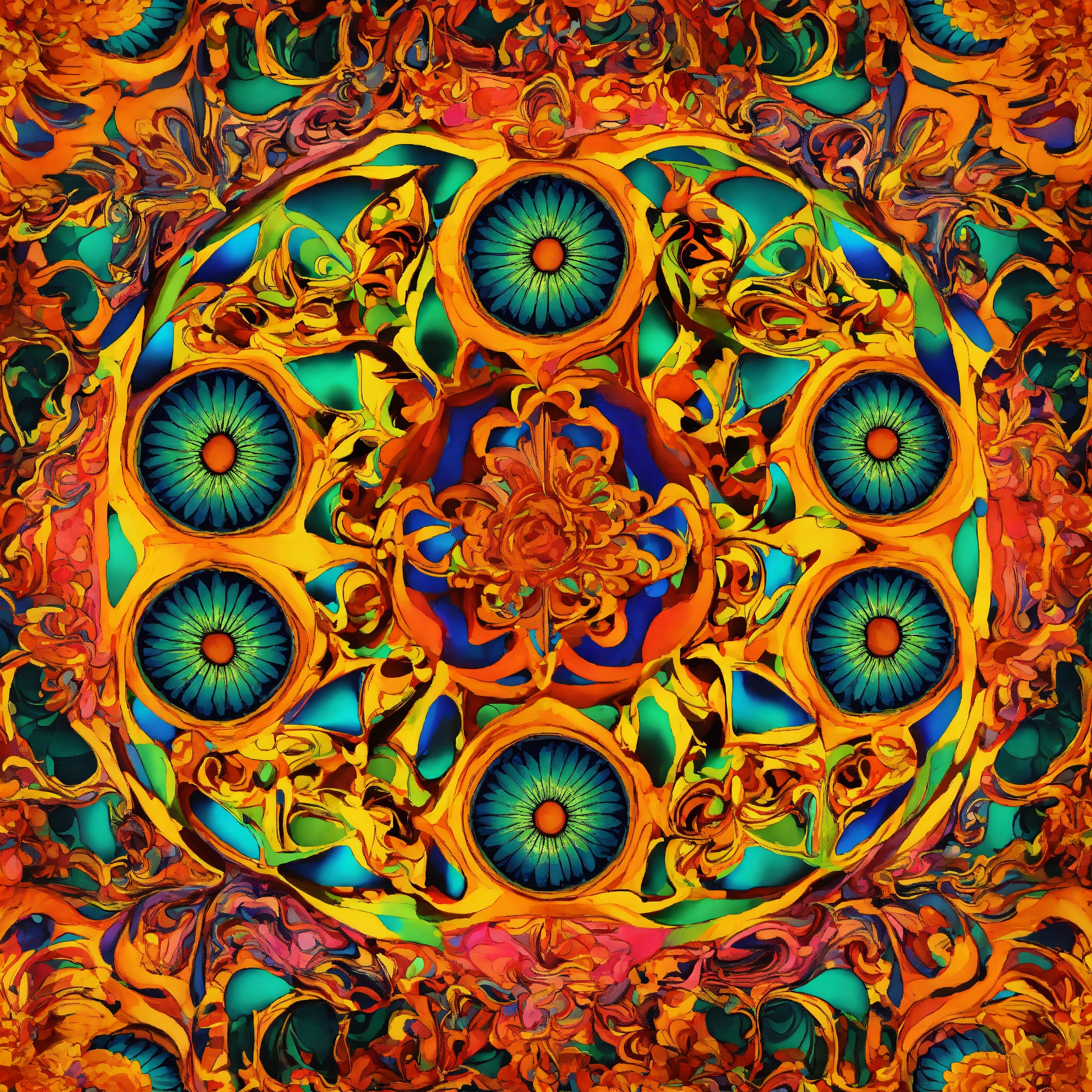 Lexica - Design psychedelic pattern