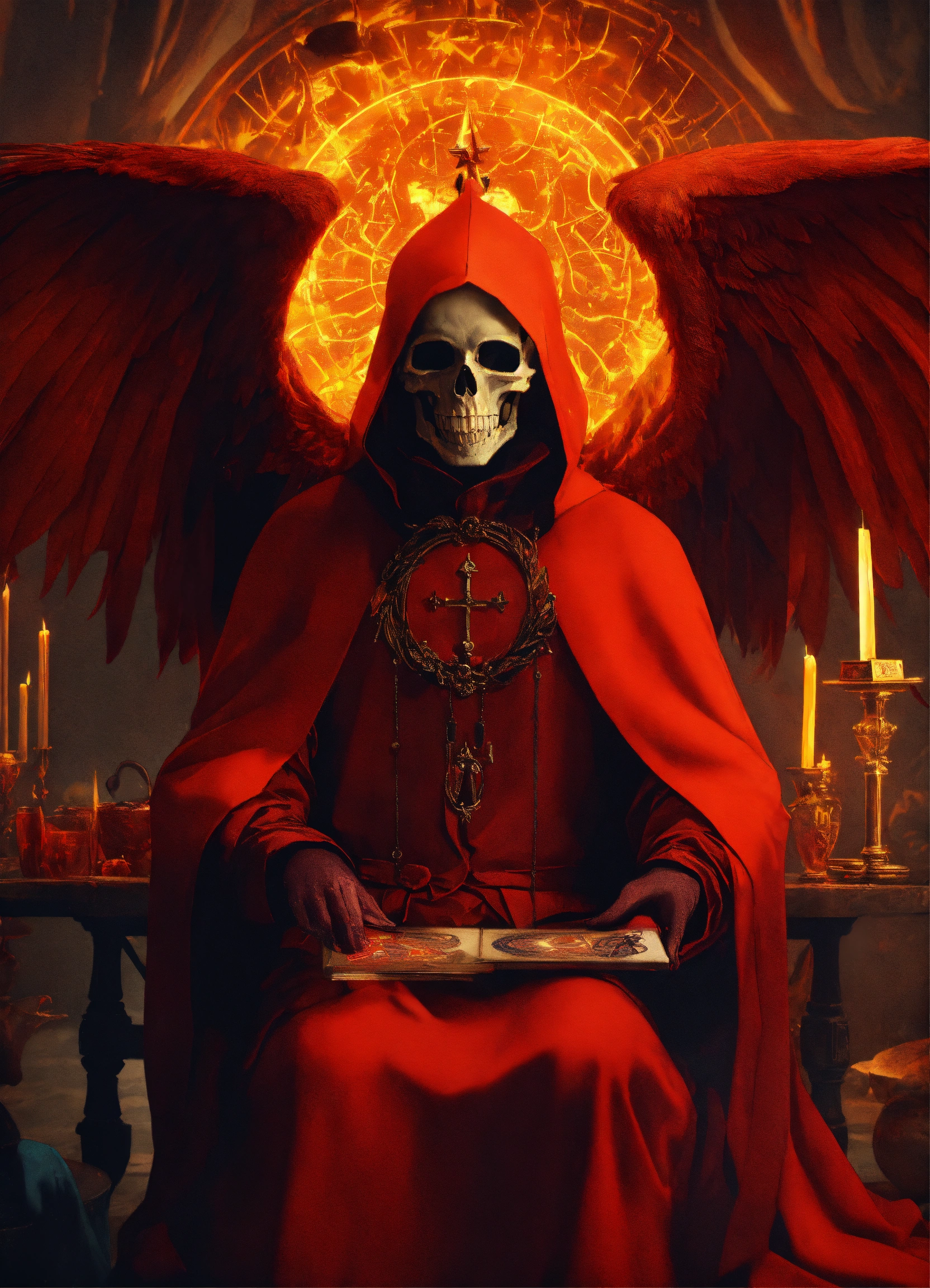 Lexica - Male mephistofeles, death, wings, arcane, devil, demon, fausto ...