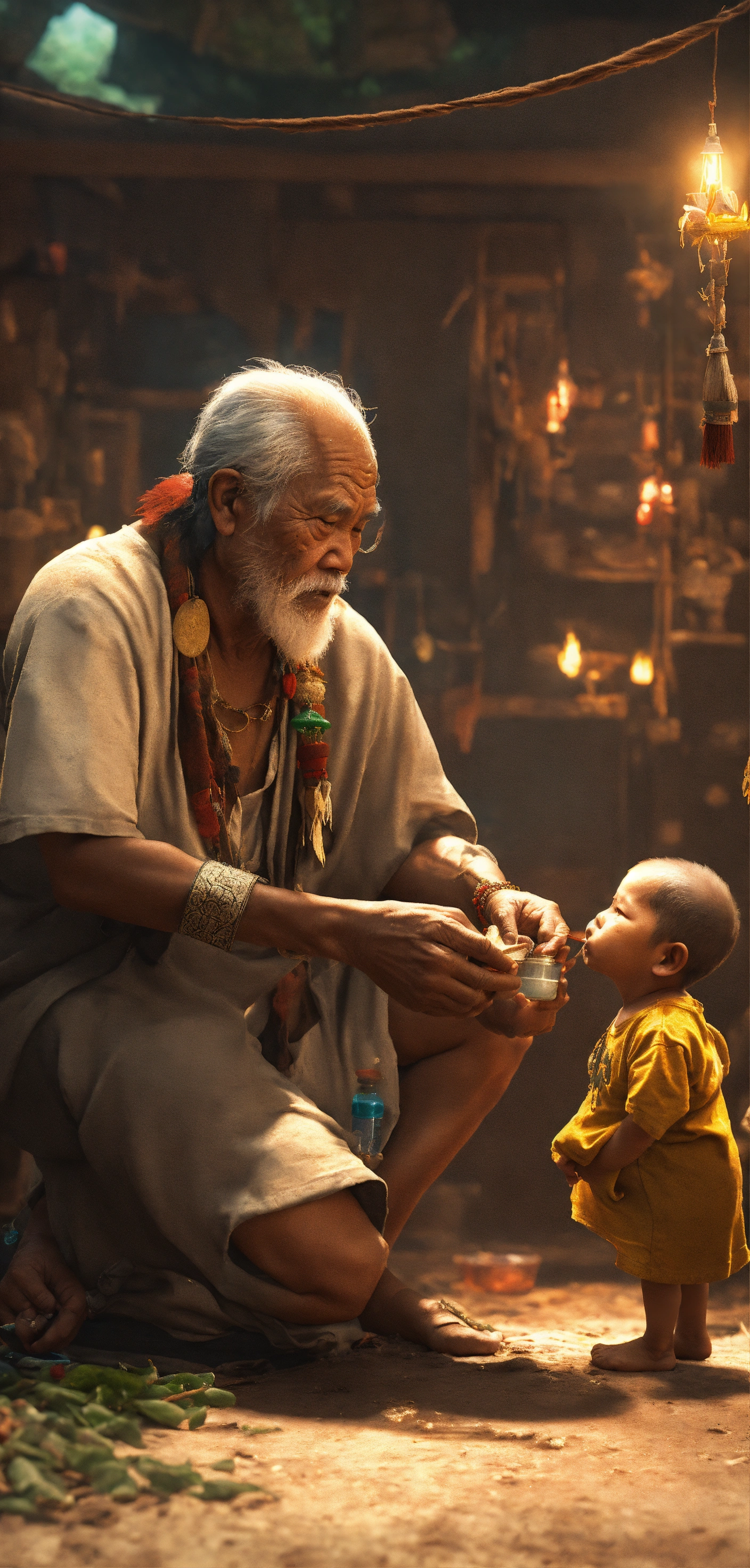 Lexica - Pilipino Albularyo dirty oldman, traditional healer giving ...