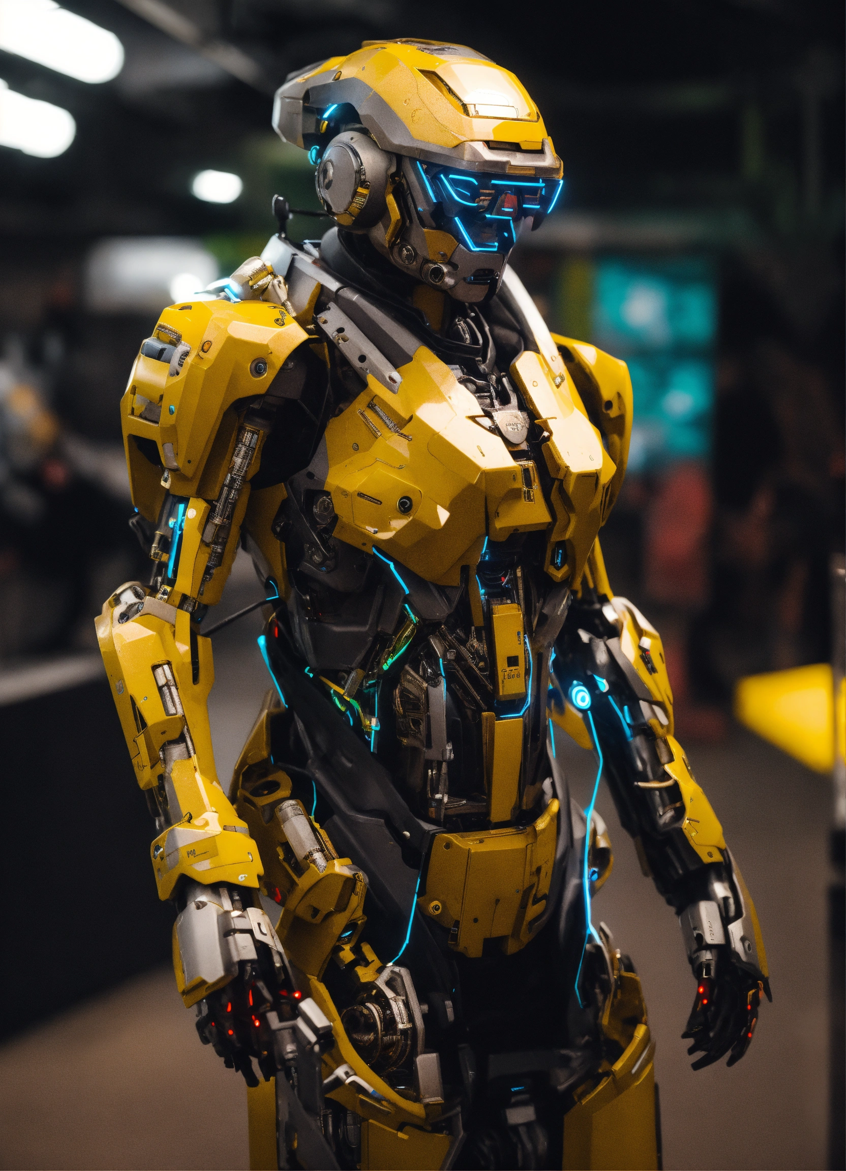 Lexica - Heavily augmented cyborg.