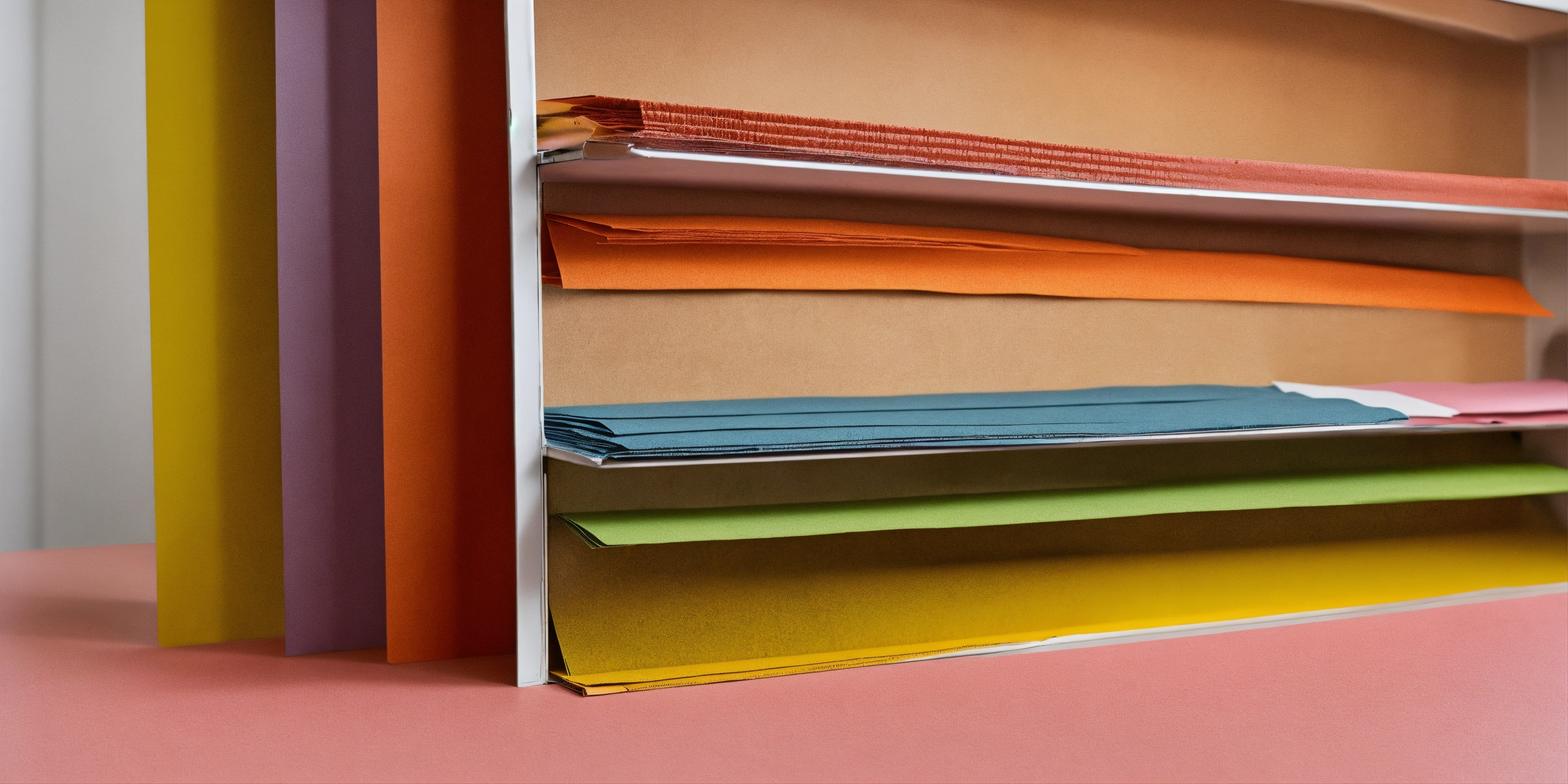 Lexica - Small countertop display made of paper