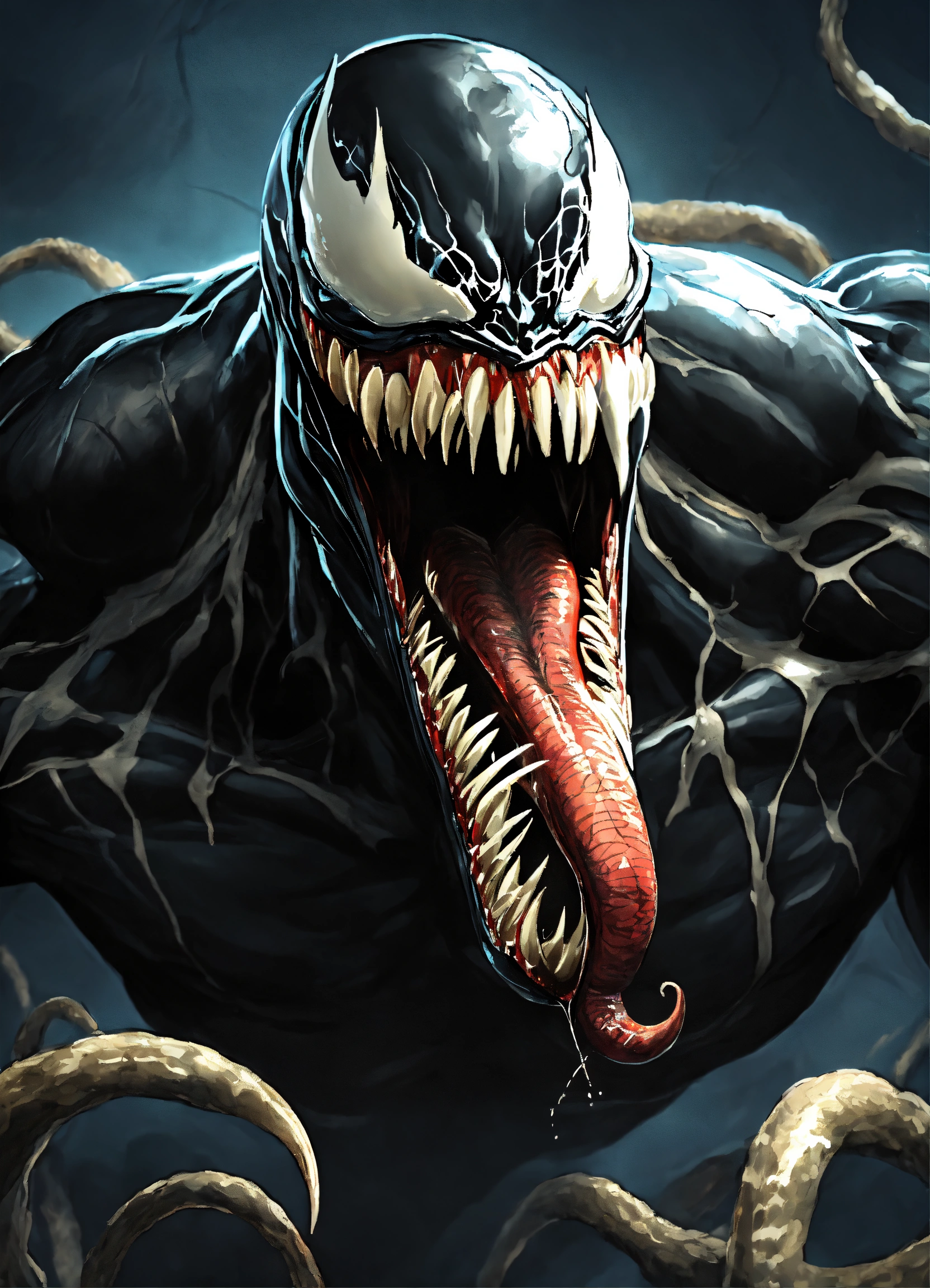 Lexica - Venom, simbionte, huesos expuestos, sangriento, terrorífico ...